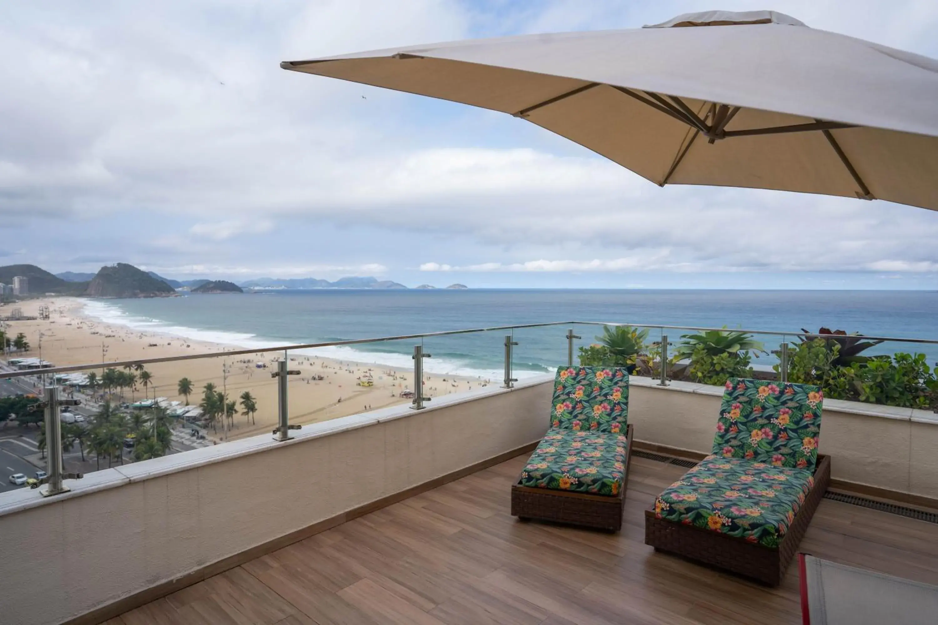 Patio in Mercure Rio Boutique Hotel Copacabana