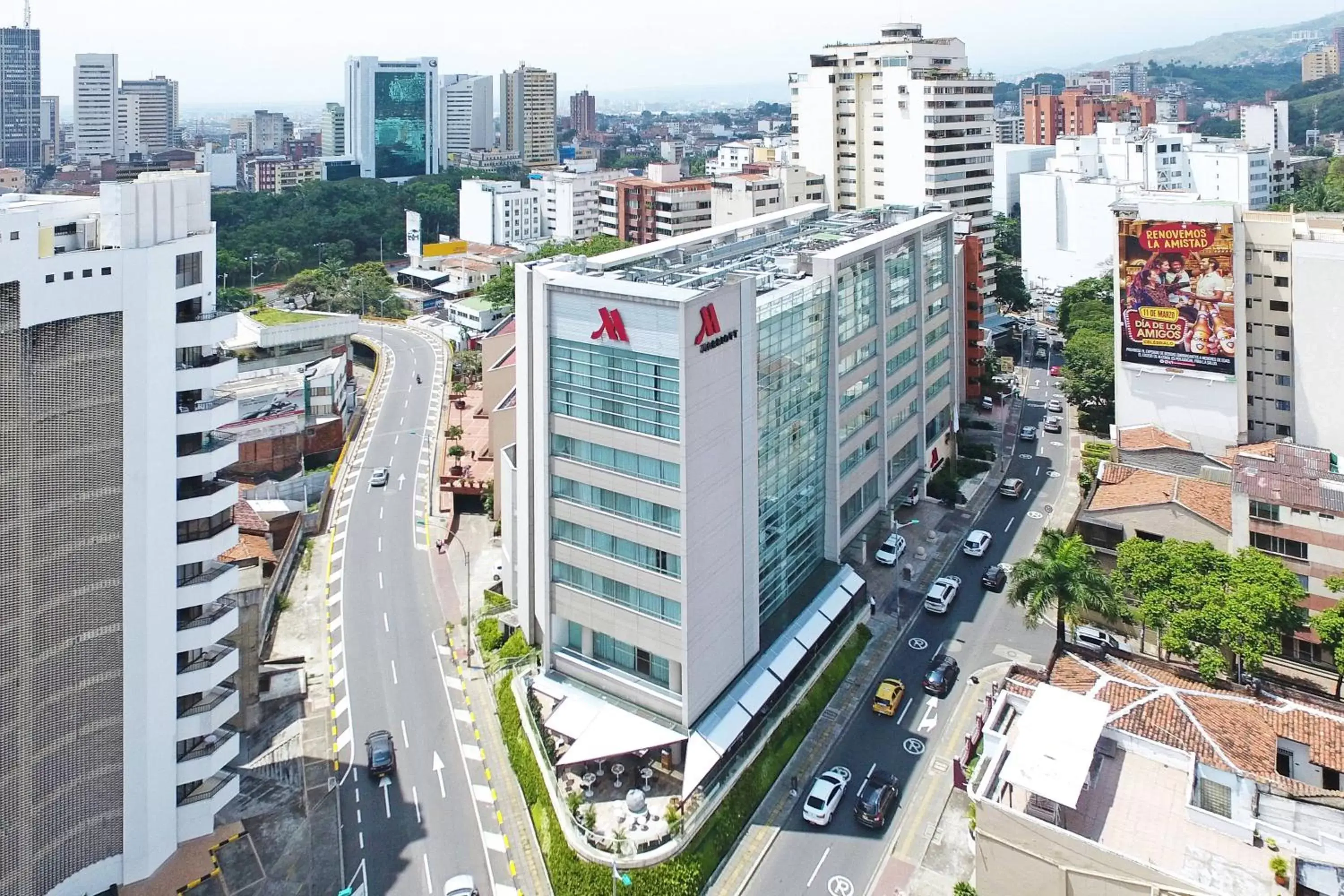 Property building, Bird's-eye View in Cali Marriott Hotel