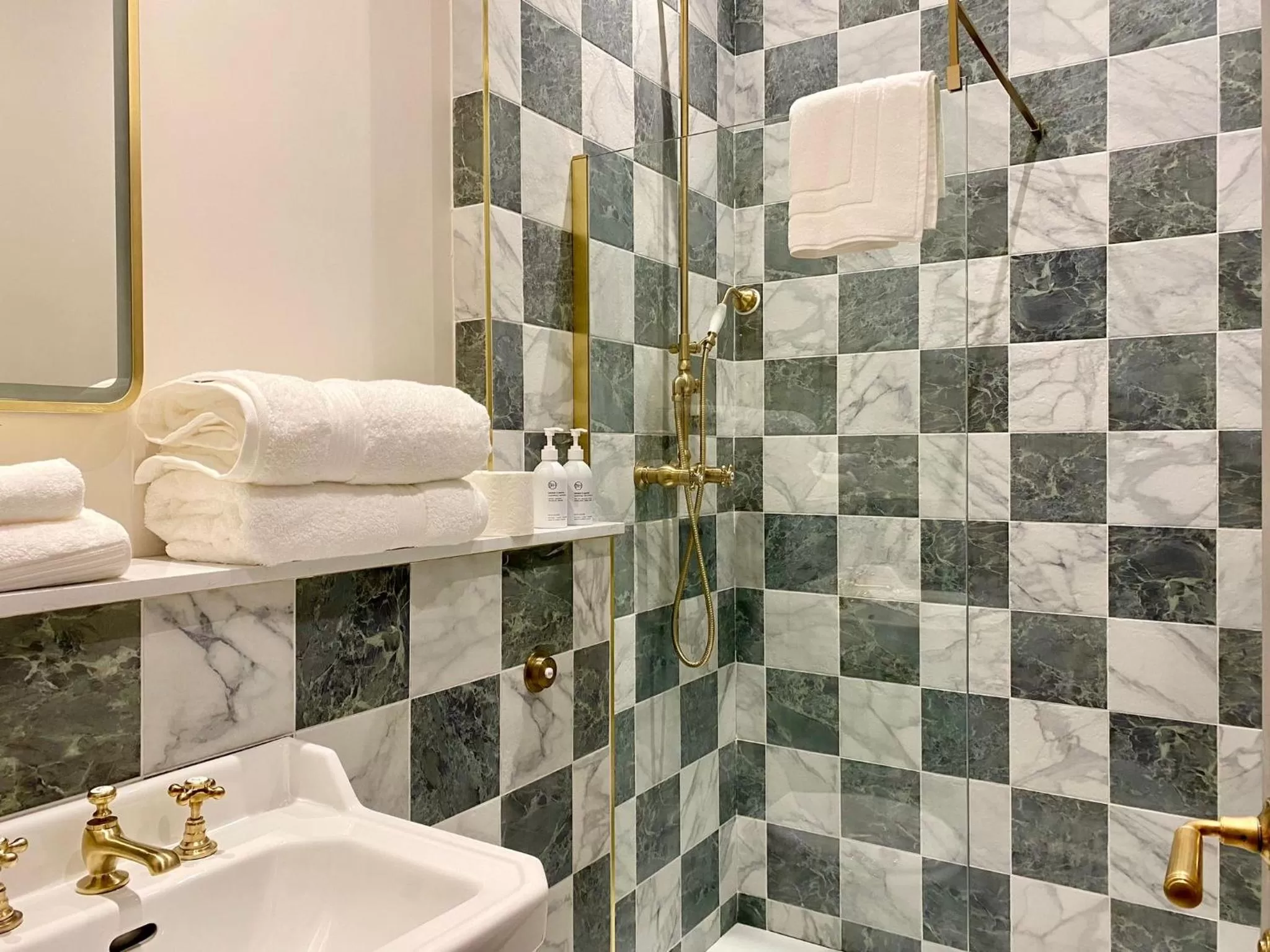 Shower in Railway House York by Chateau Anna