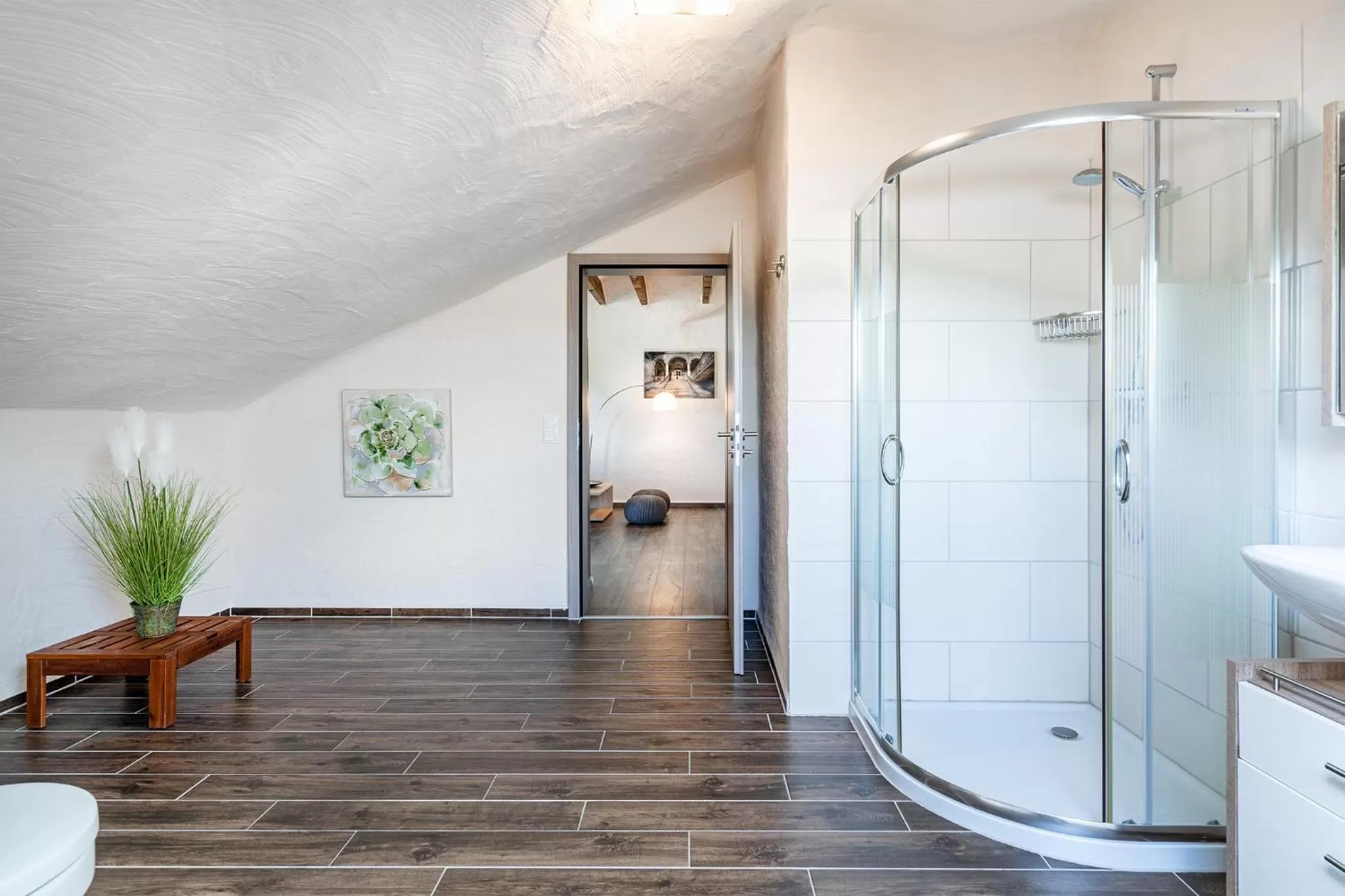 Shower in Villa Moorstern am Badesee Tannenhausen