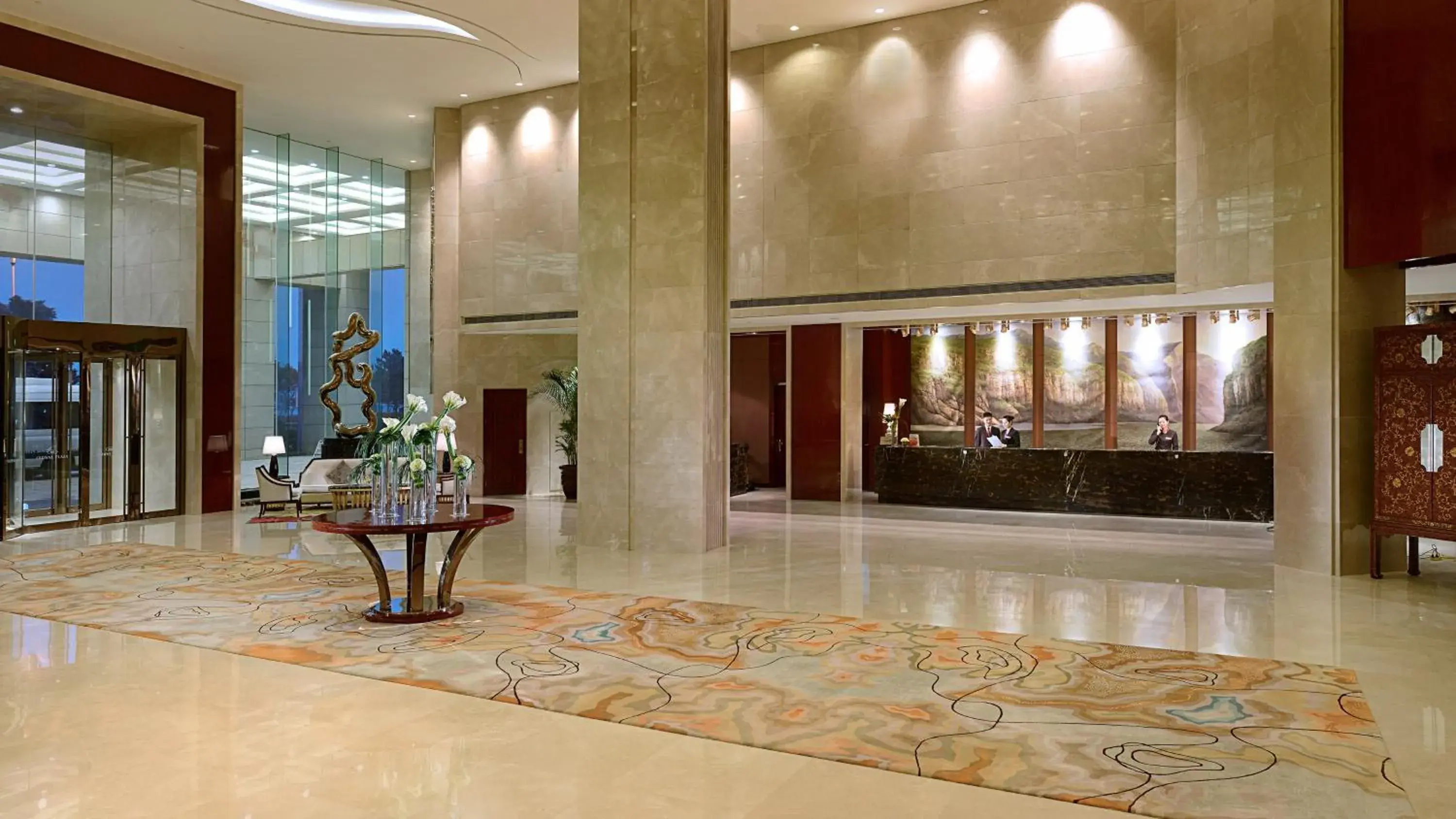 Property building, Lobby/Reception in Crowne Plaza Zhenjiang, an IHG Hotel