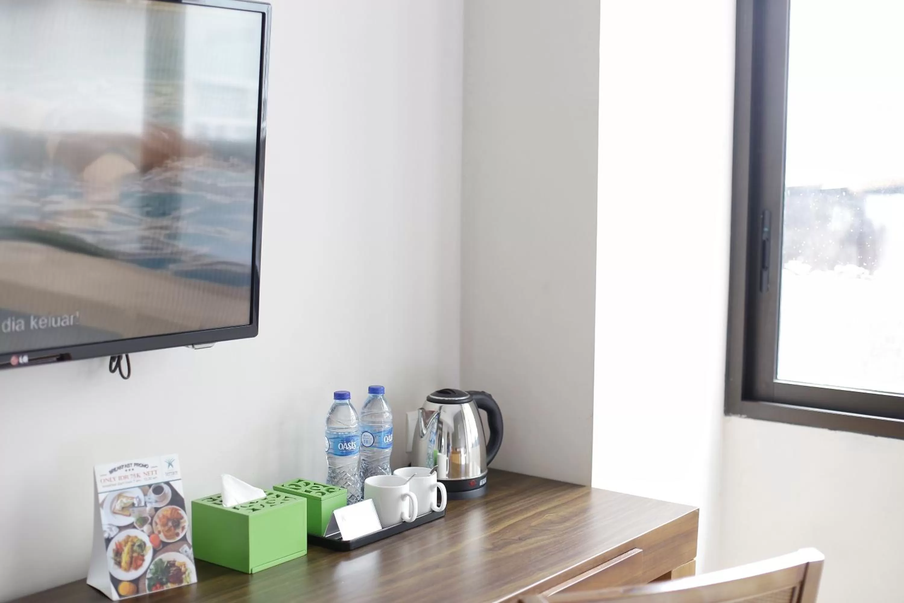 Coffee/tea facilities in Hotel Terrace at Kuta