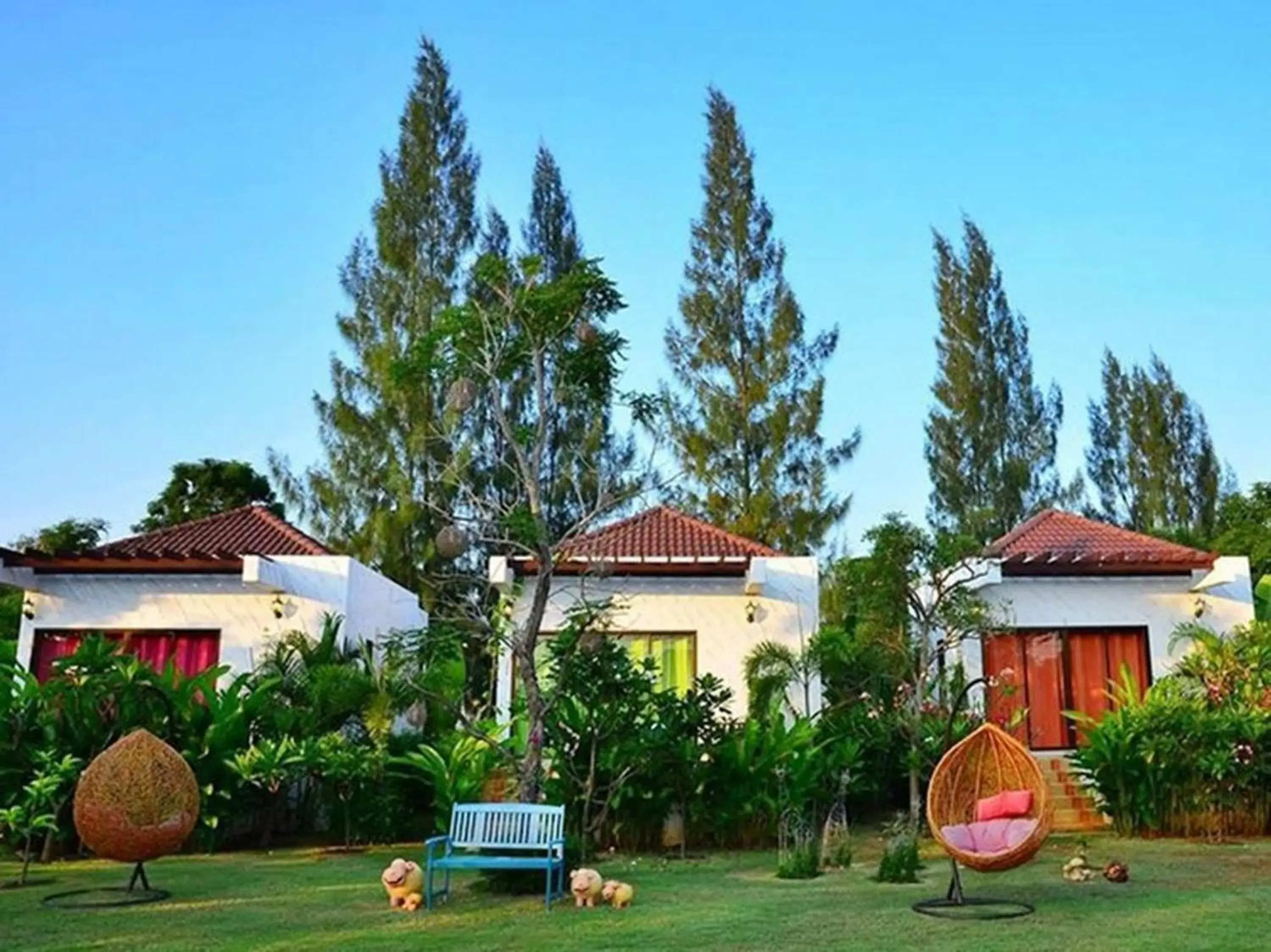 Bird's eye view, Property Building in Pranburi Cabana Resort