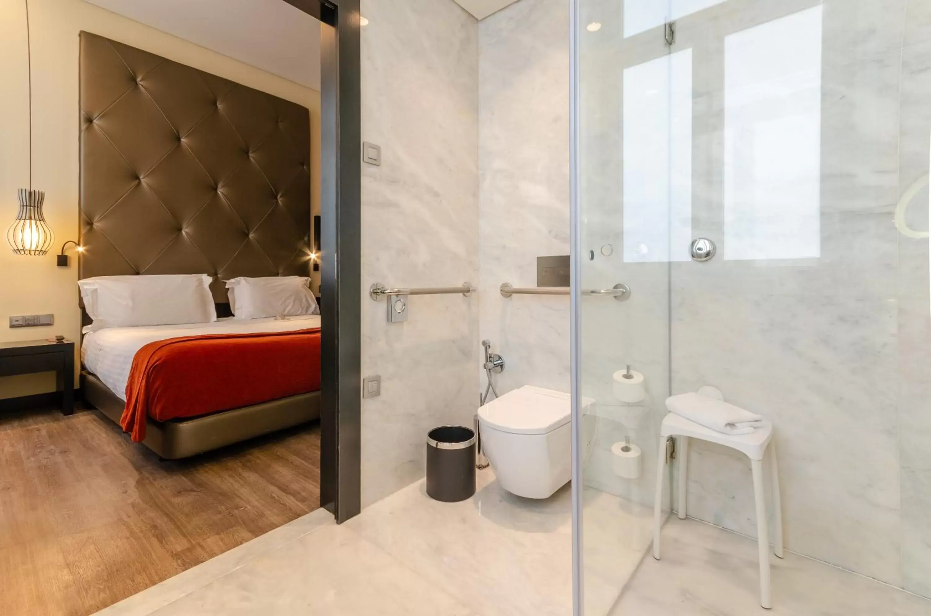 Bedroom, Bathroom in Hotel Santa Justa