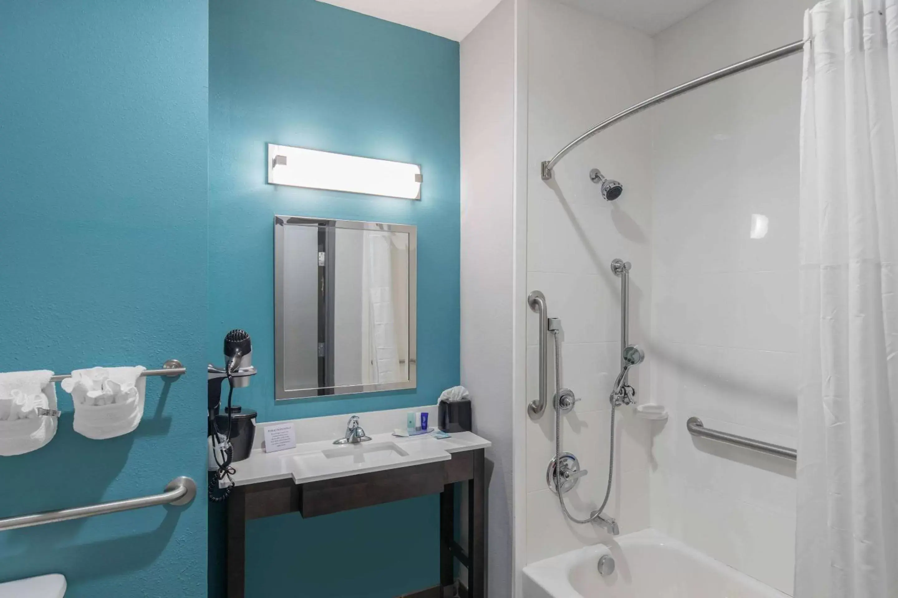 Bathroom in Clarion Inn & Suites DFW North