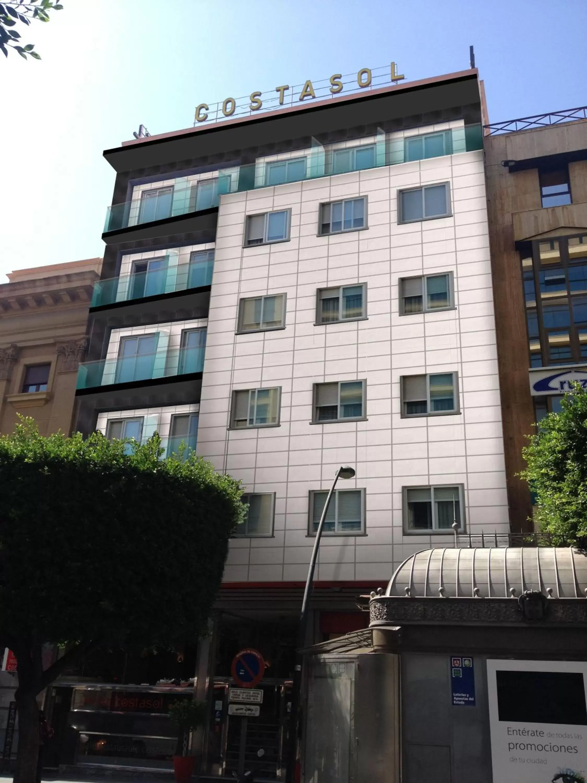 Facade/entrance, Property Building in Hotel Costasol
