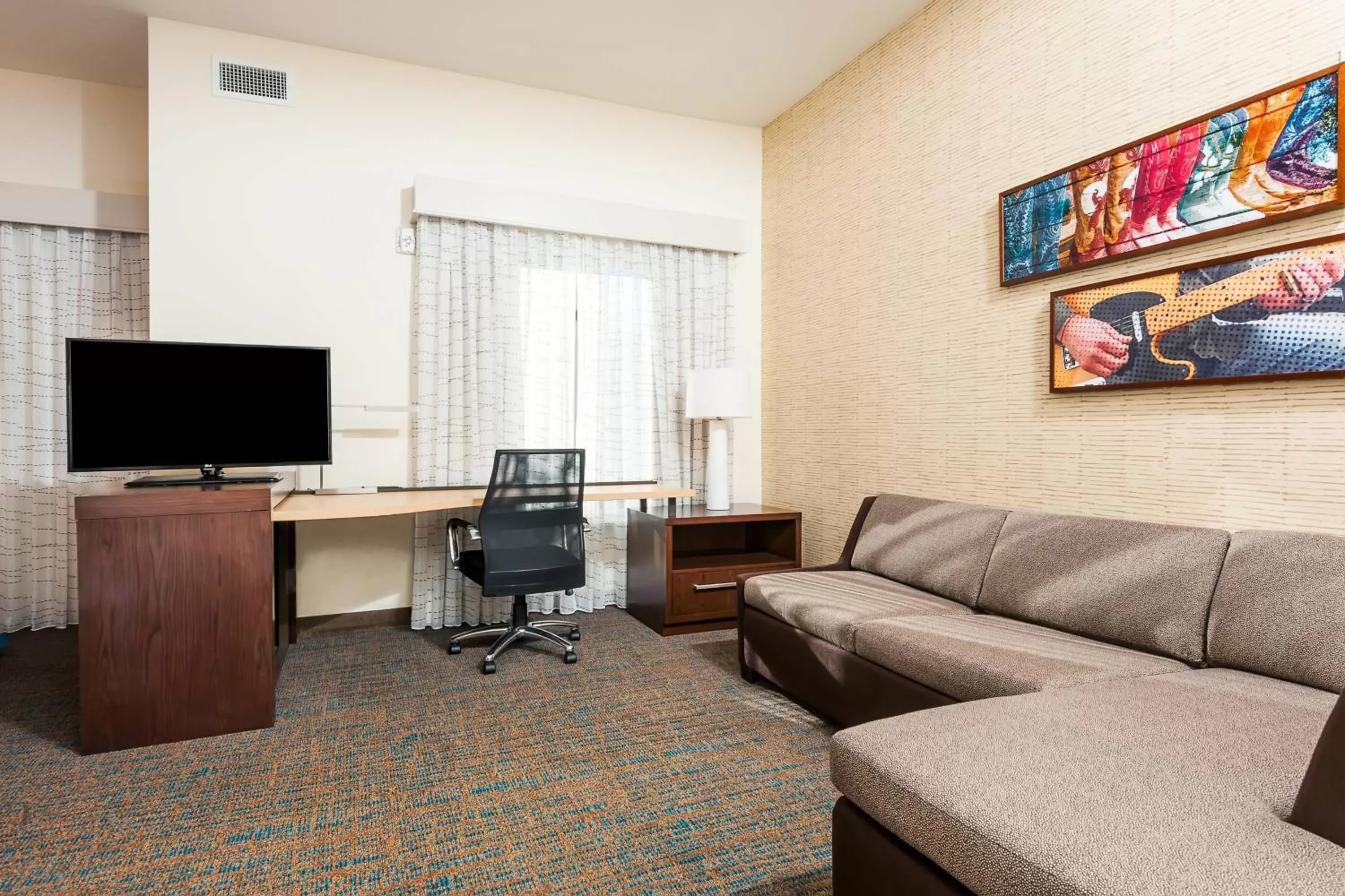 Living room, Seating Area in Residence Inn by Marriott Austin Airport