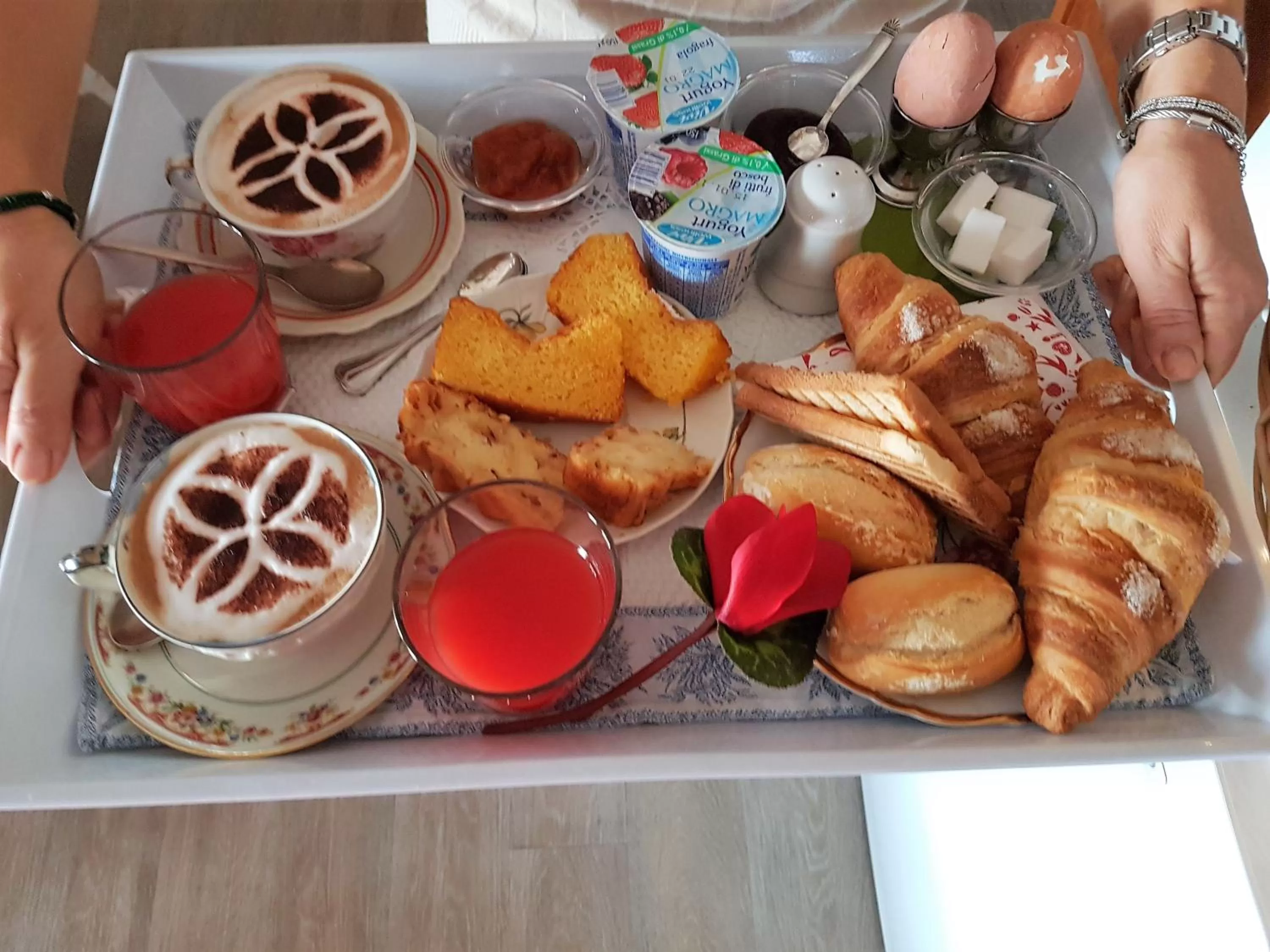 Food and drinks in Al Villino del Sole