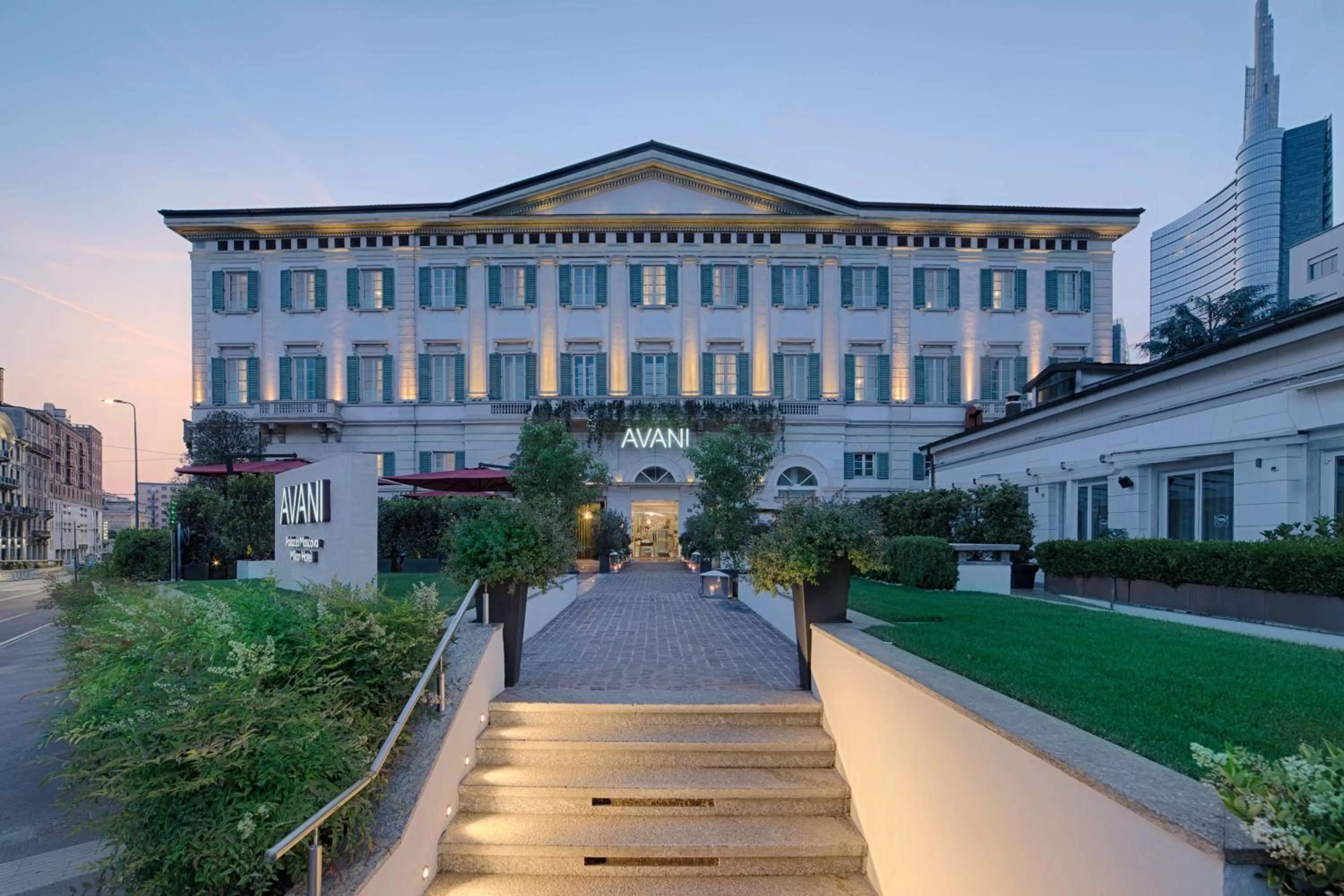 Property building in Avani Palazzo Moscova Milan Hotel