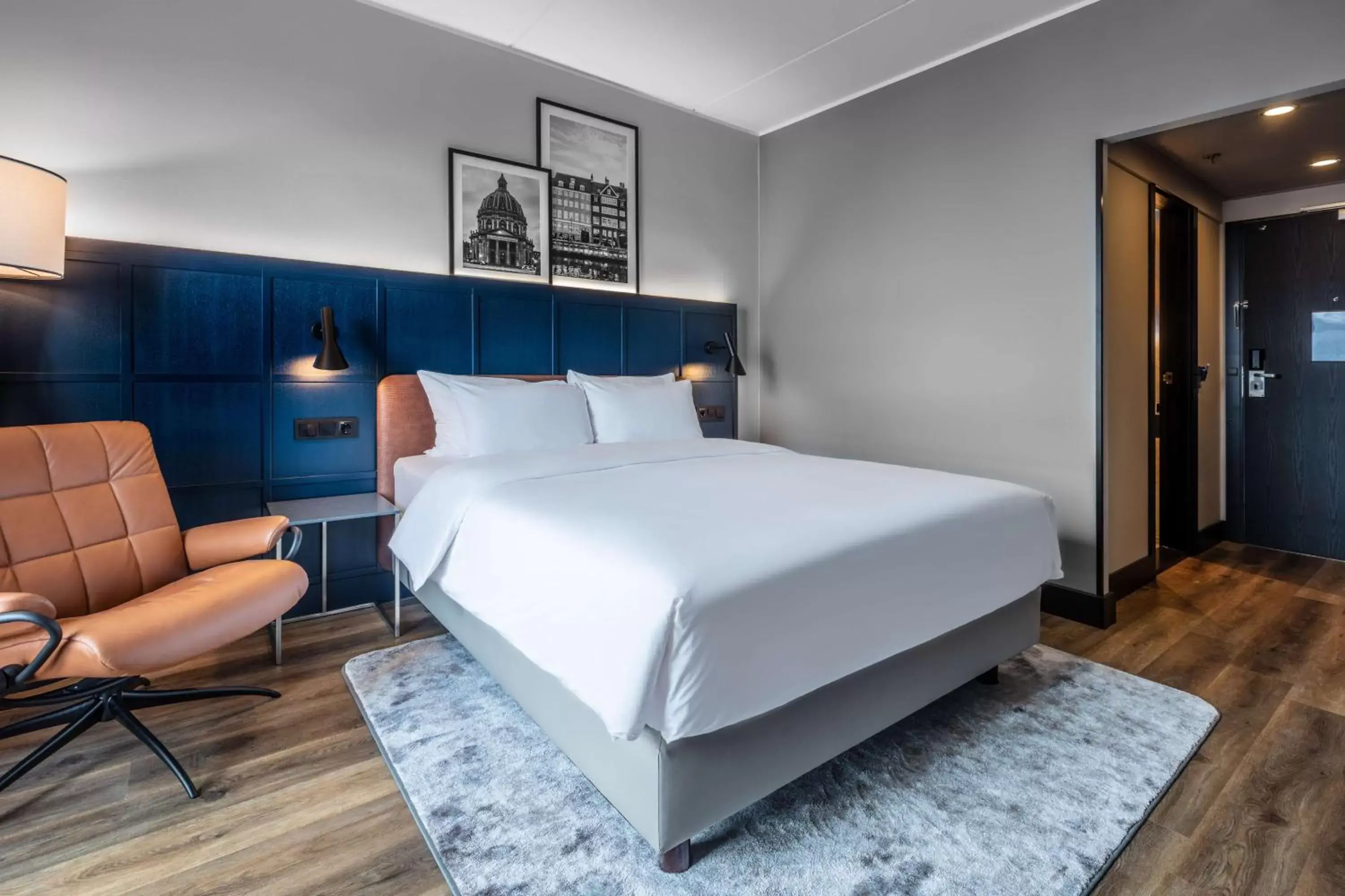 Bedroom, Bed in Radisson Blu Scandinavia Hotel, Copenhagen