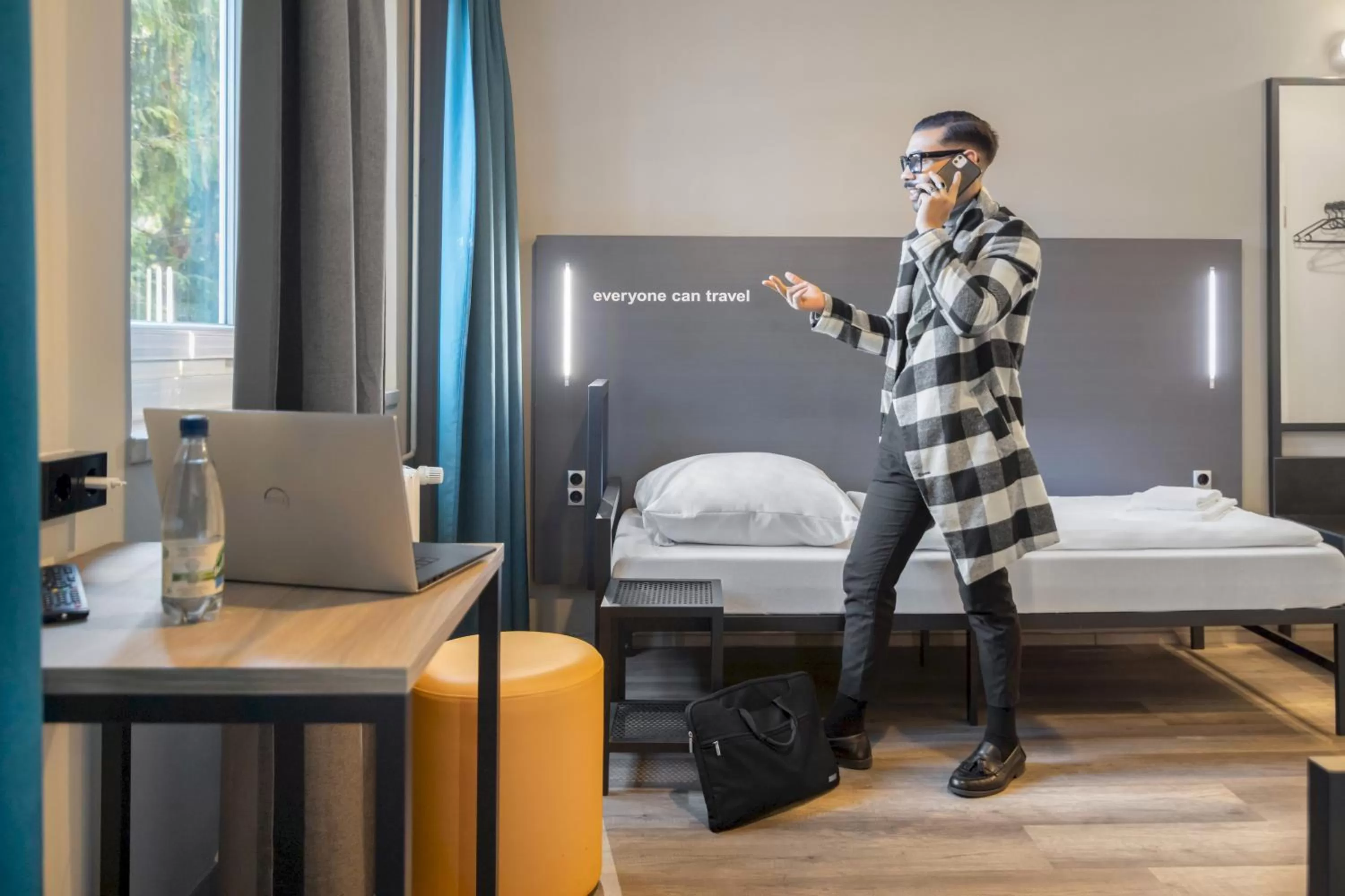Photo of the whole room, Bed in a&o Dresden Hauptbahnhof
