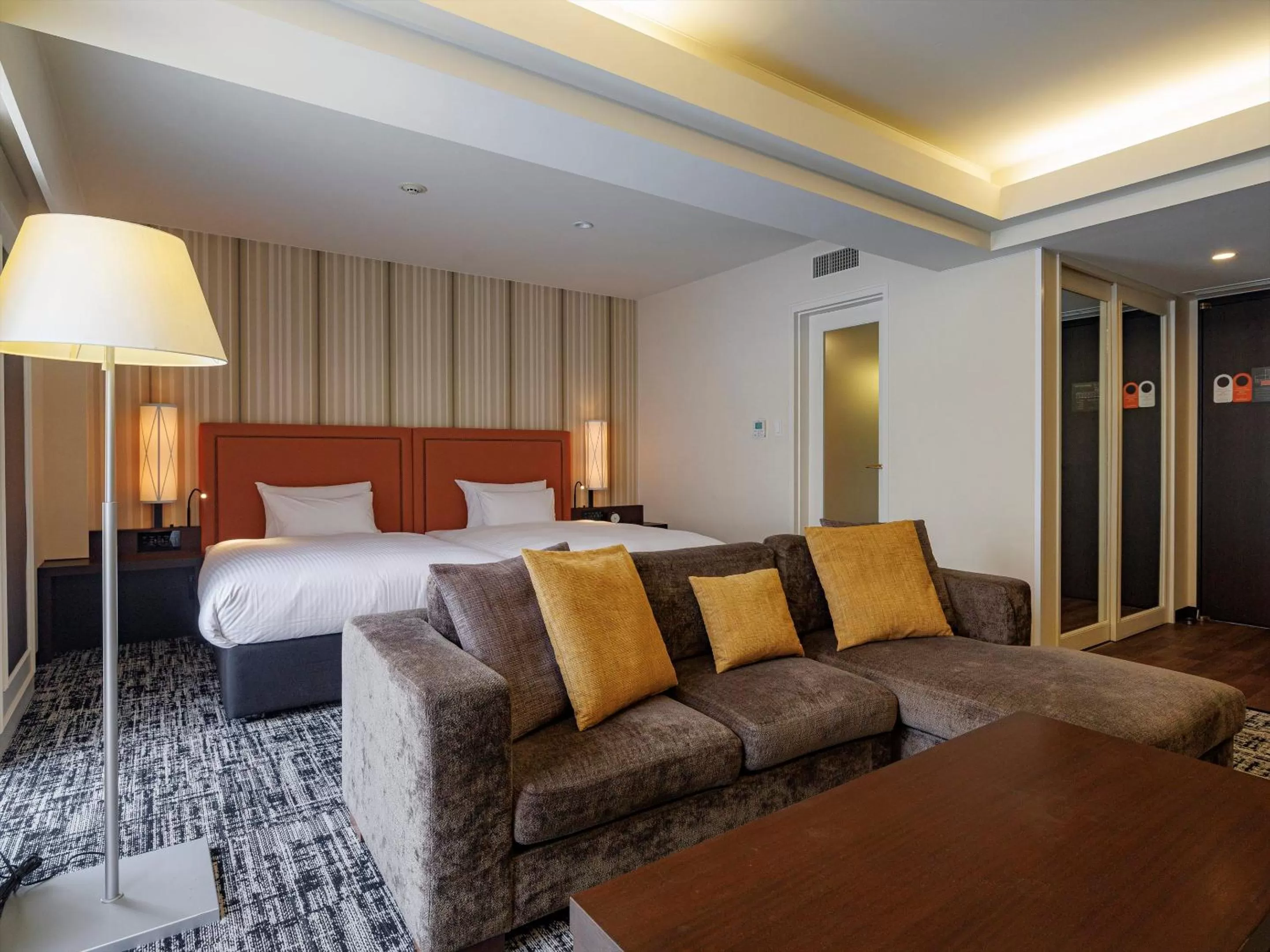 Bed in JR Kyushu Hotel Blossom Fukuoka