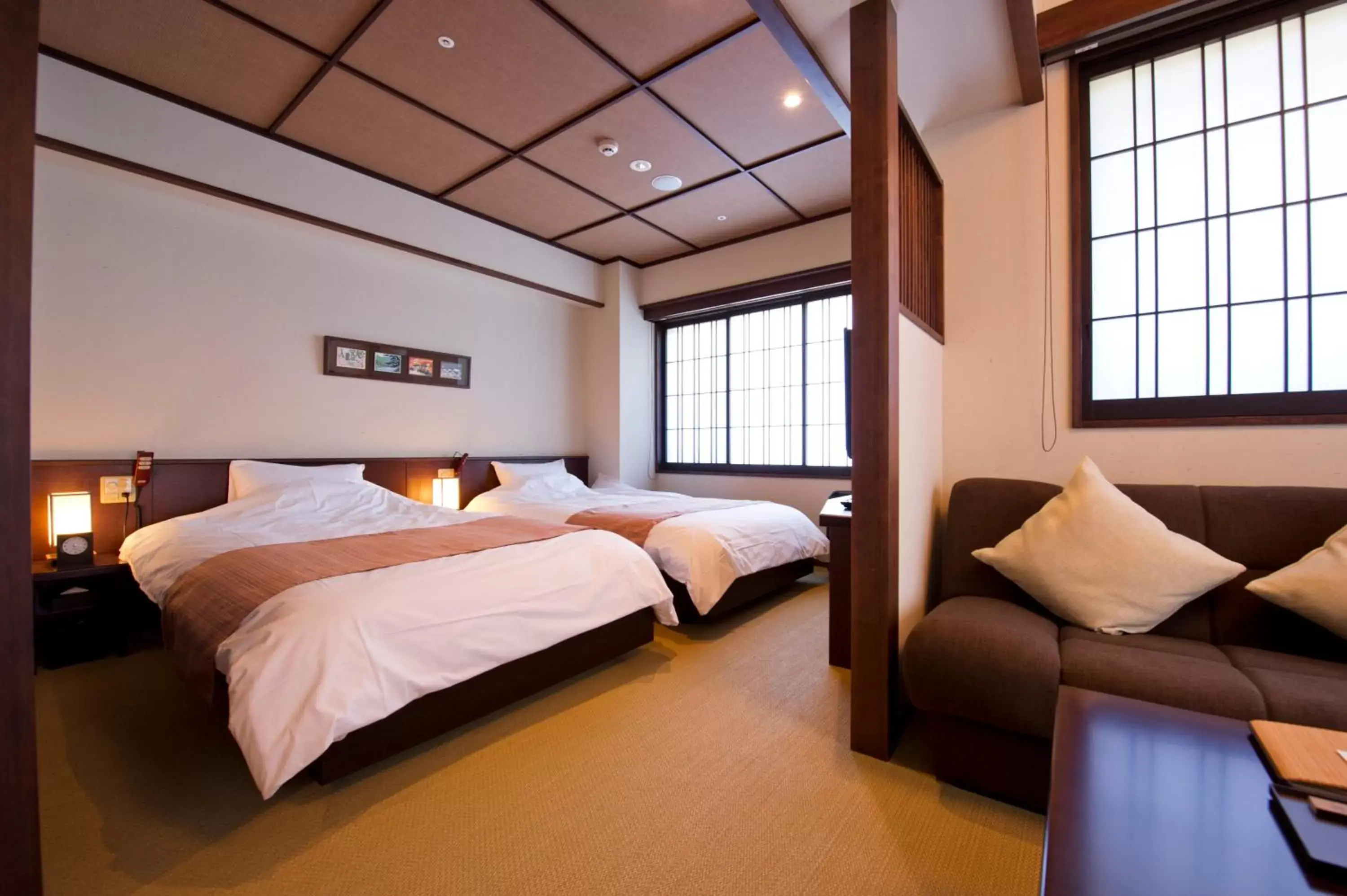 Photo of the whole room, Bed in Kadensho, Arashiyama Onsen, Kyoto - Kyoritsu Resort