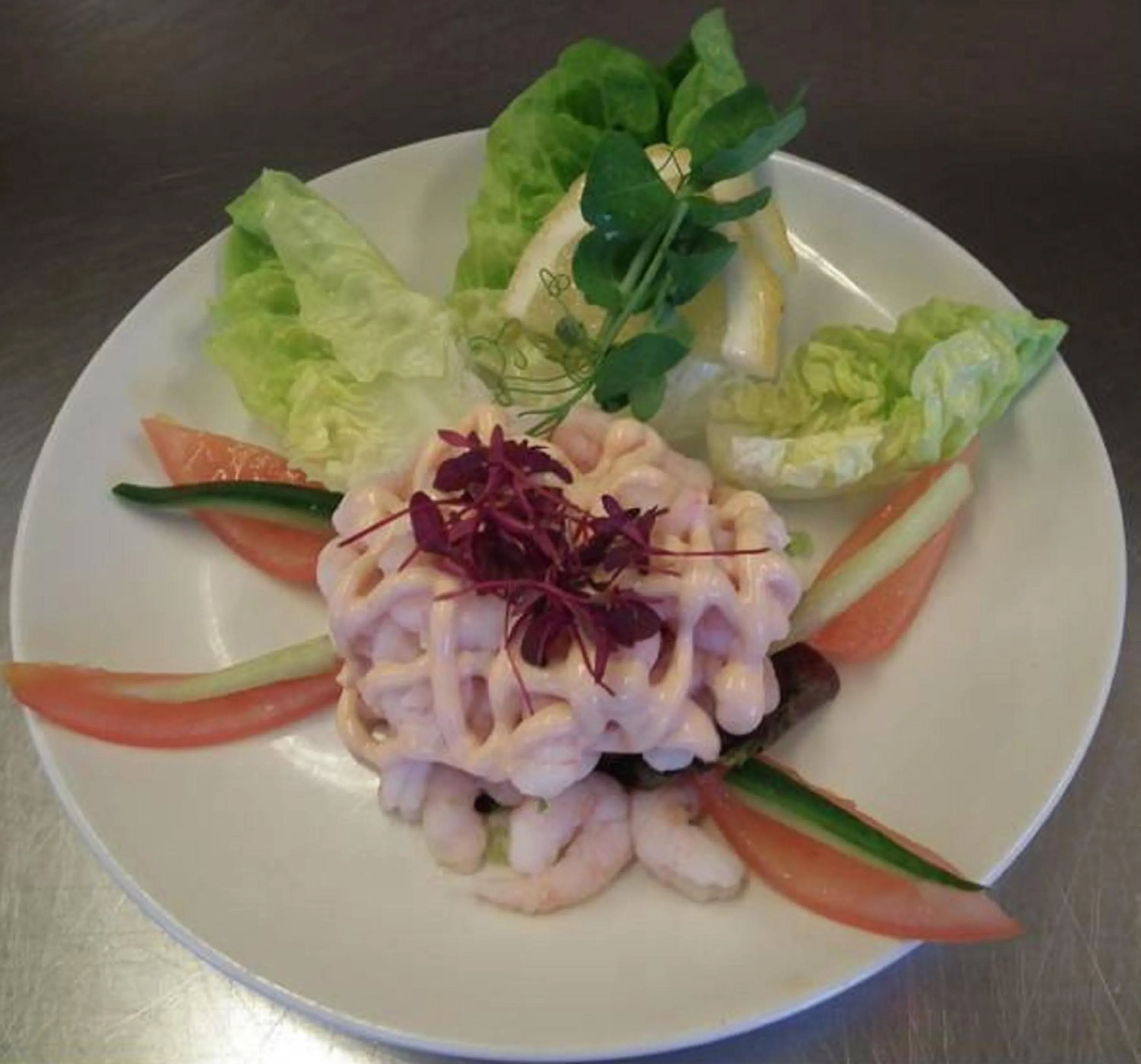 Food close-up in The North Euston Hotel