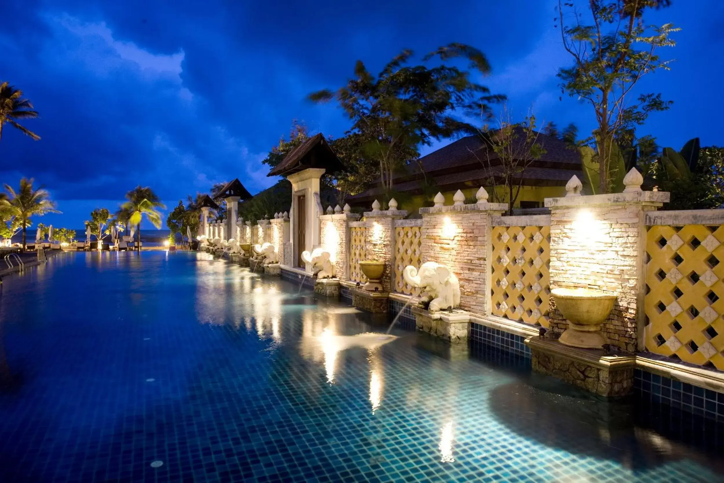 Night, Swimming Pool in Seaview Resort Khao Lak - SHA Plus