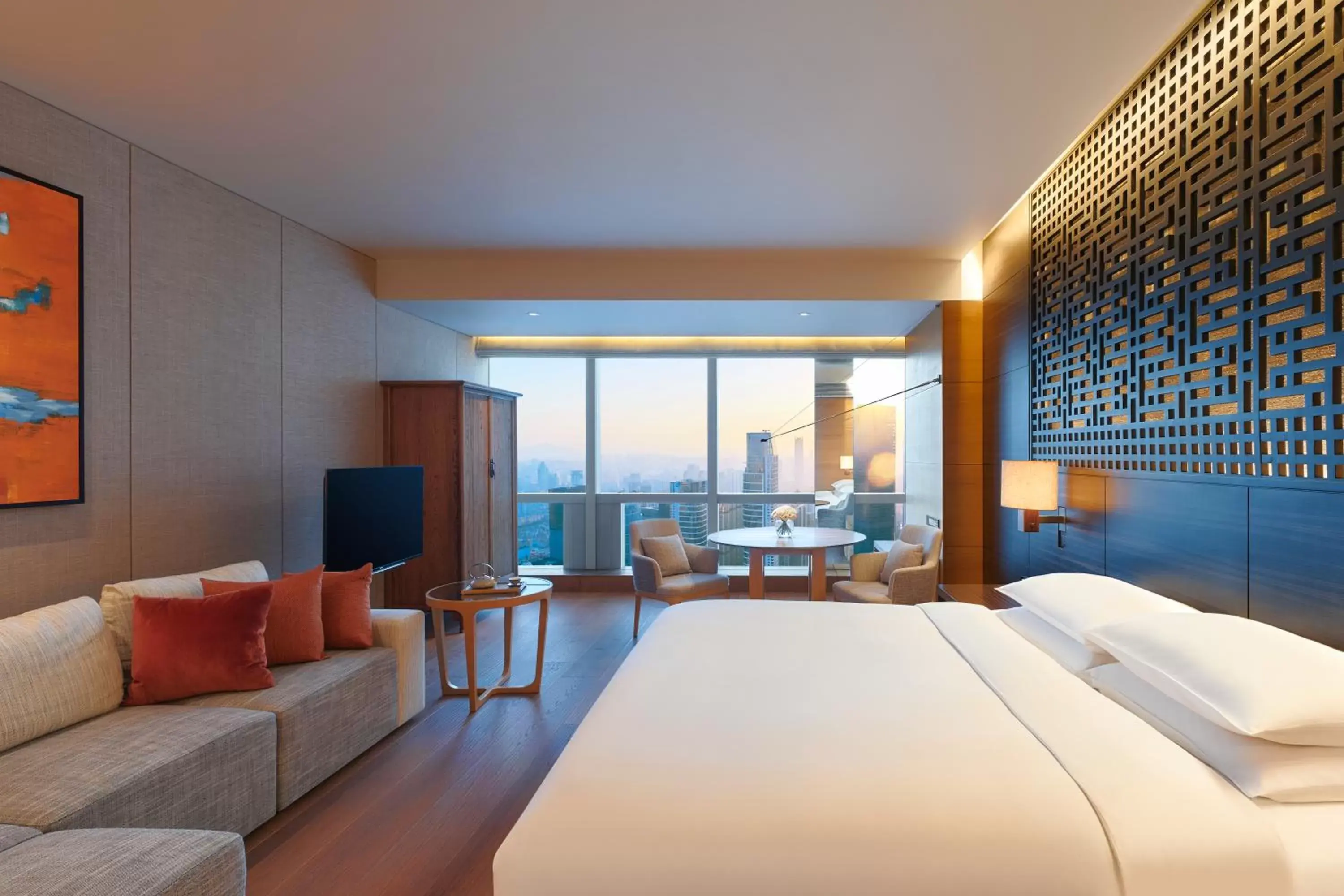 Photo of the whole room in Park Hyatt Guangzhou - Free Shuttle Bus To Canton Fair Complex During Canton Fair Period