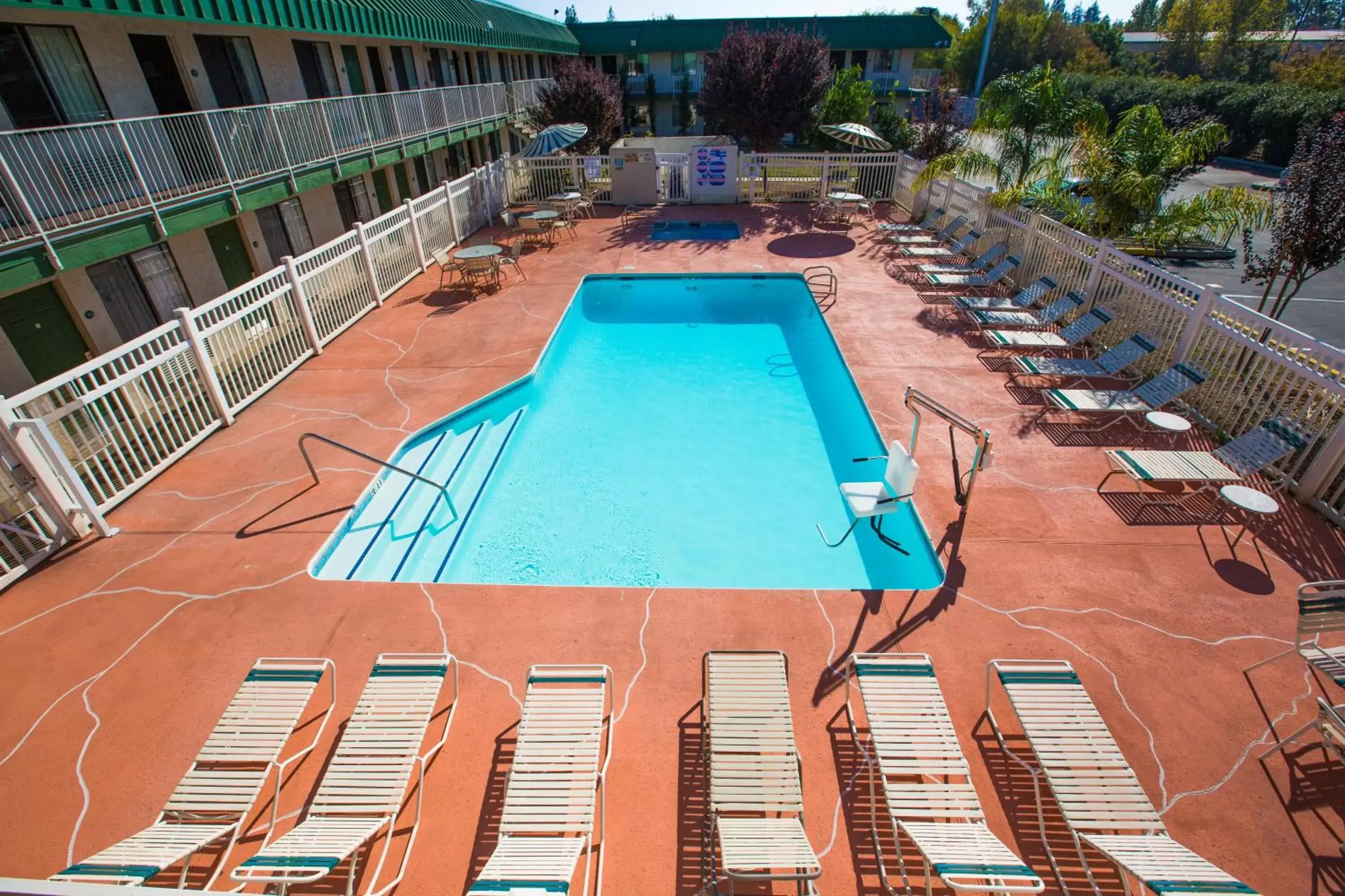 Day, Pool View in University Inn Fresno