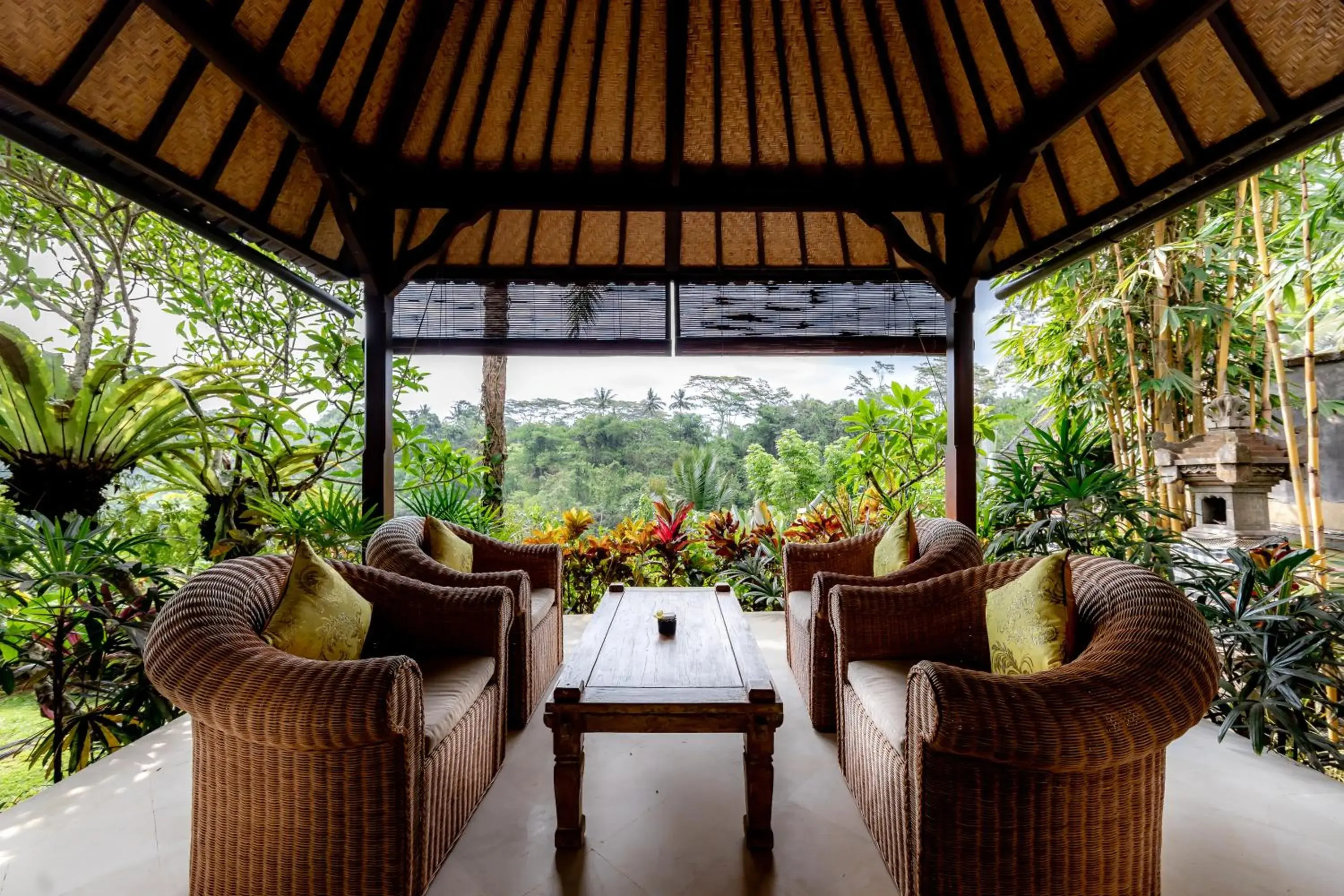 Balcony/Terrace, Seating Area in Bidadari Private Villas & Retreat