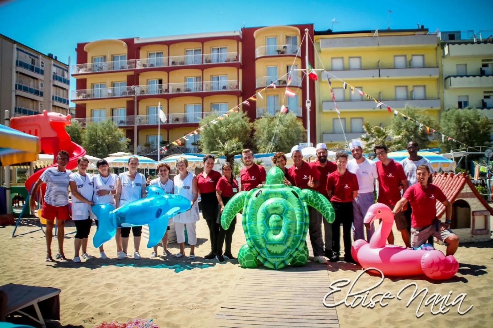 People in Hotel Resort Marinella