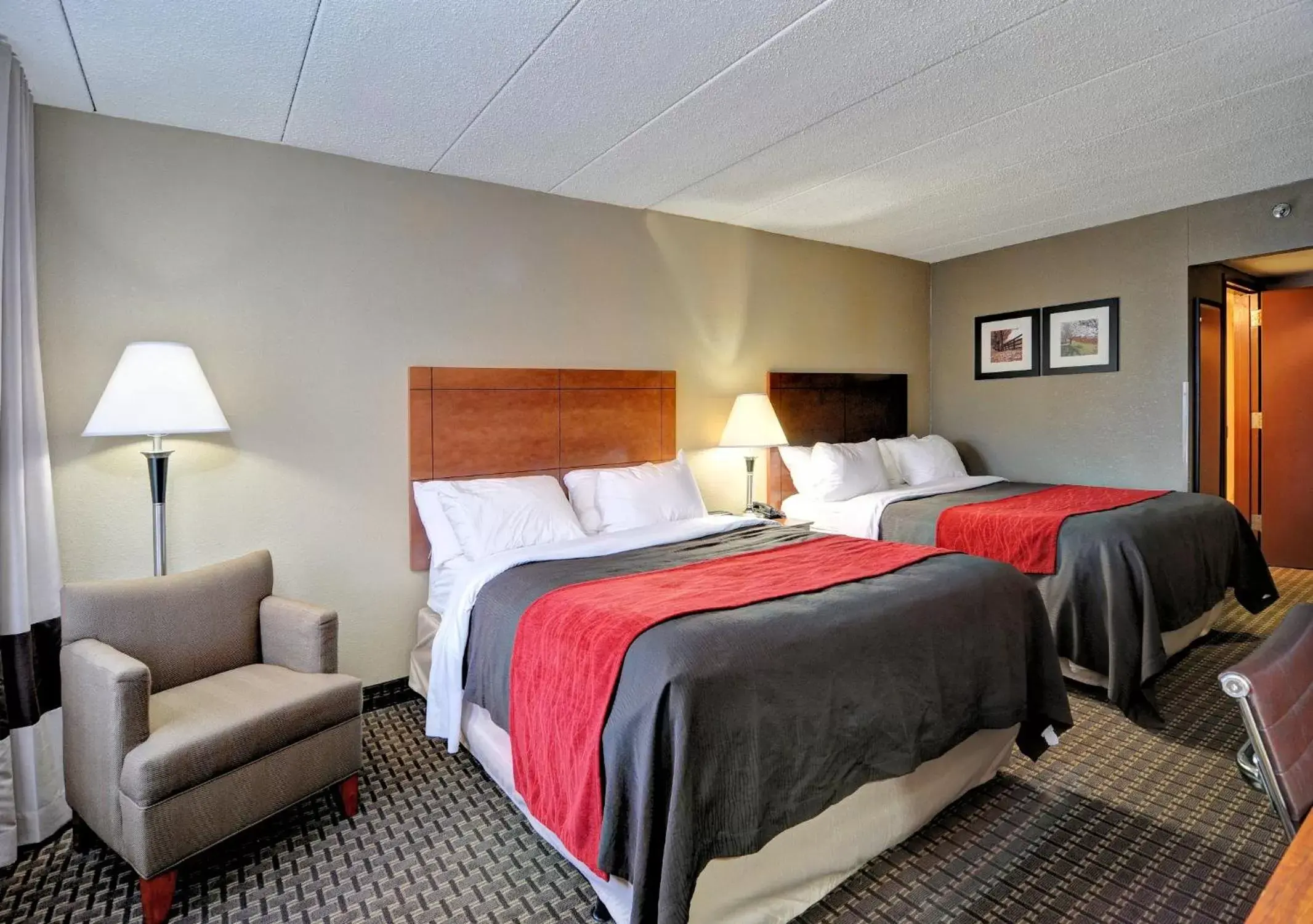 Queen Room with Two Queen Beds - Non-Smoking in Comfort Inn & Suites Raphine - Lexington near I-81 and I-64