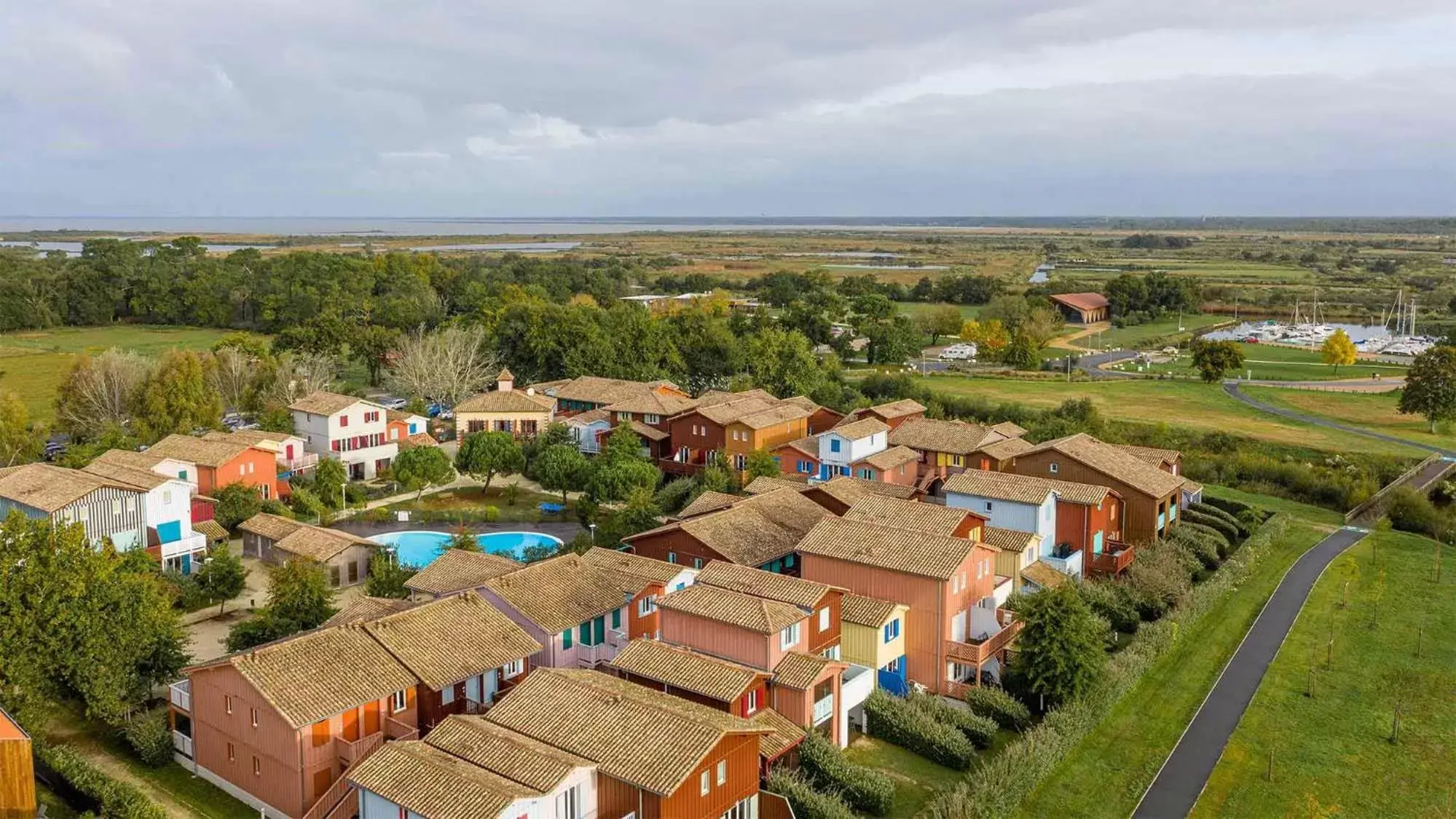 Bird's-eye View in Madame Vacances Les Rives Marines