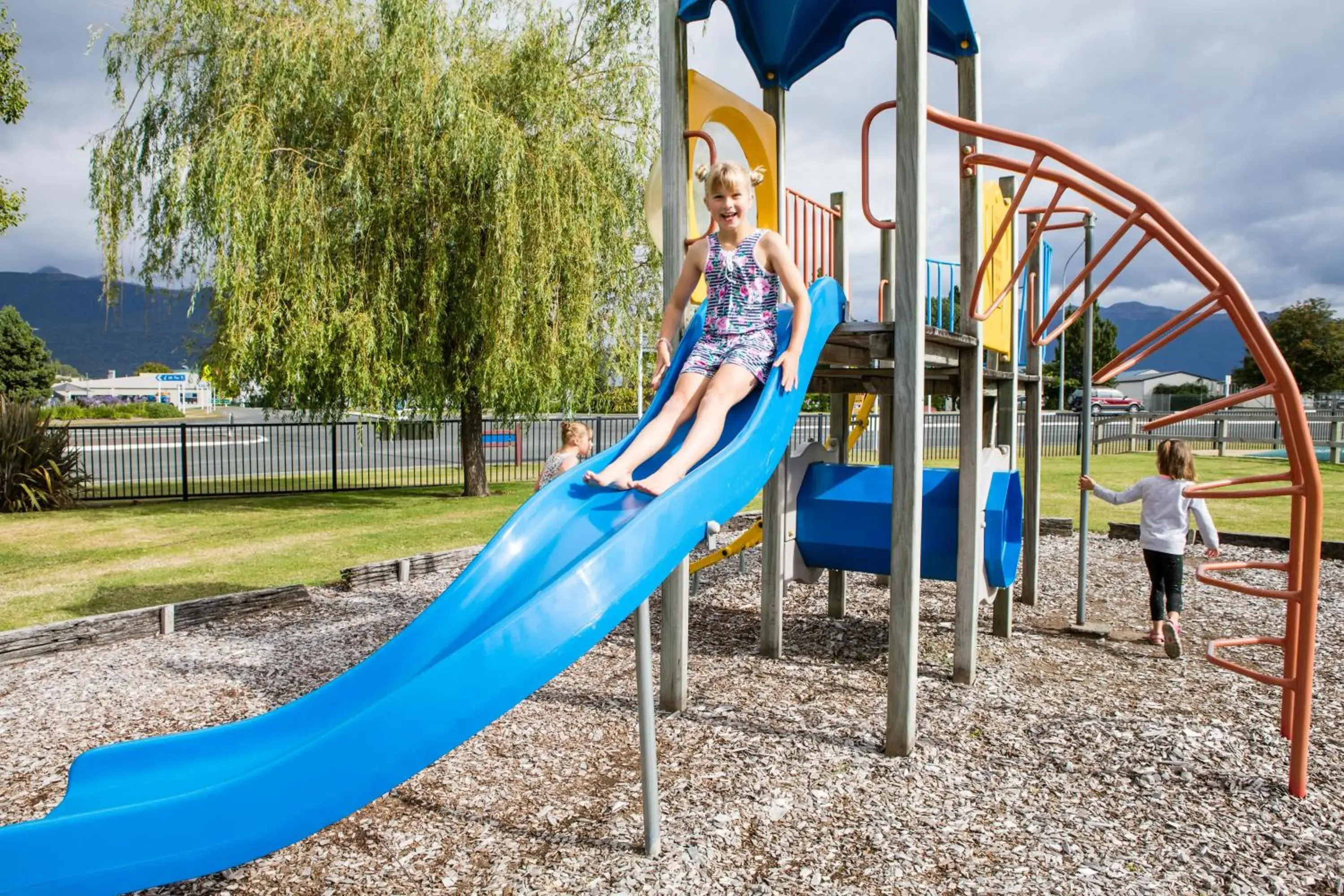 Children play ground, Children's Play Area in Te Anau Top 10 Holiday Park and Motels