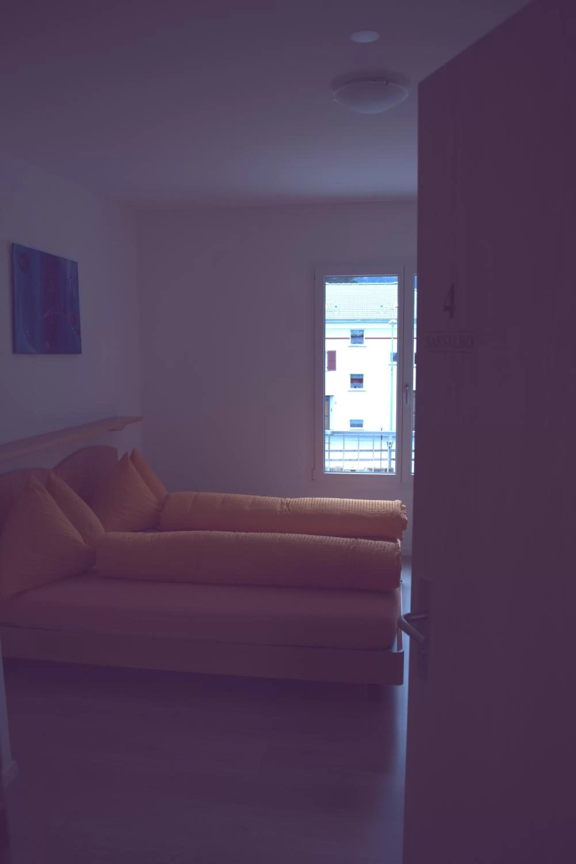 Bed, Seating Area in Ristorante Pensione Chalet Stazione