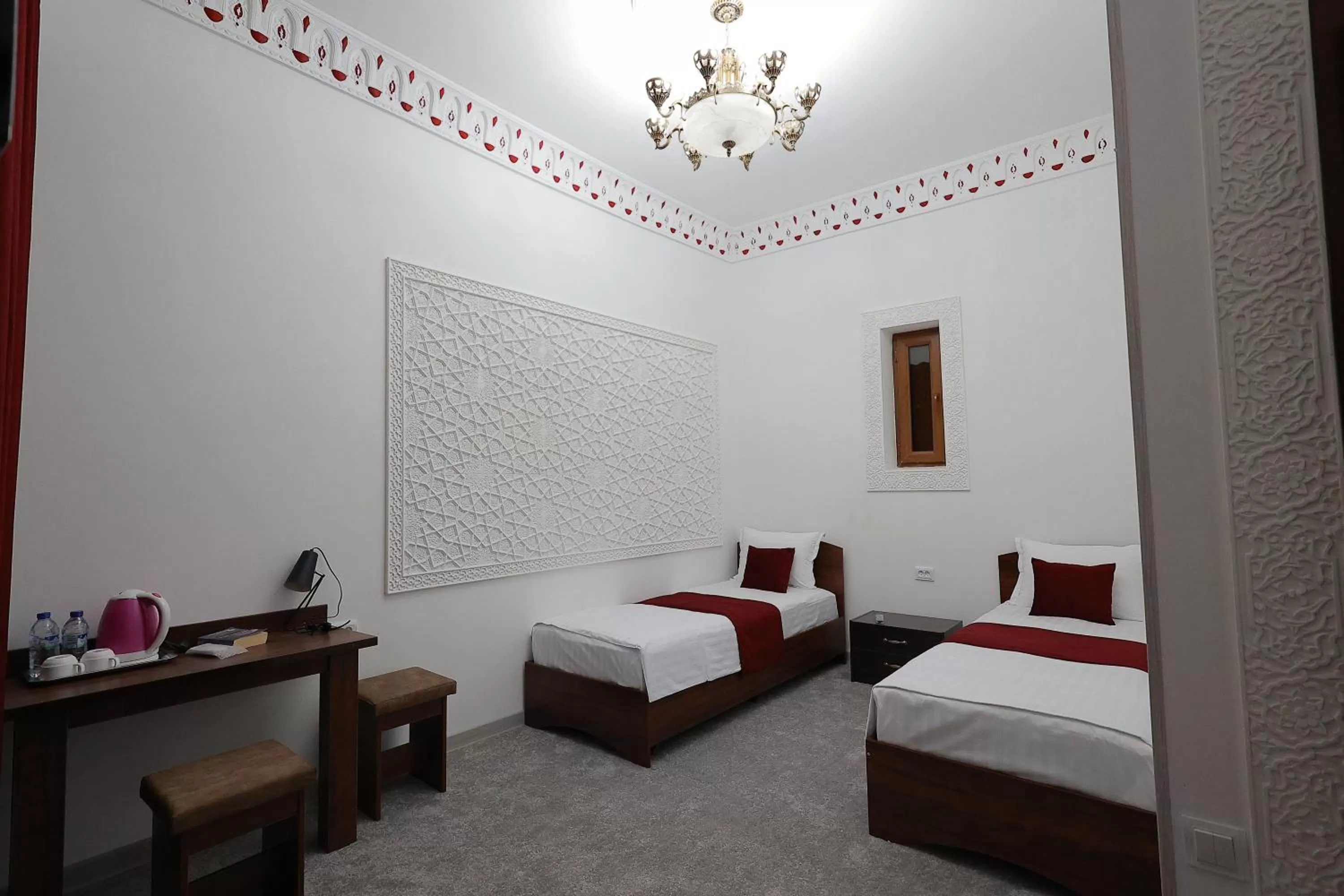 Bedroom, Bed in Jahangir Boutique Bukhara