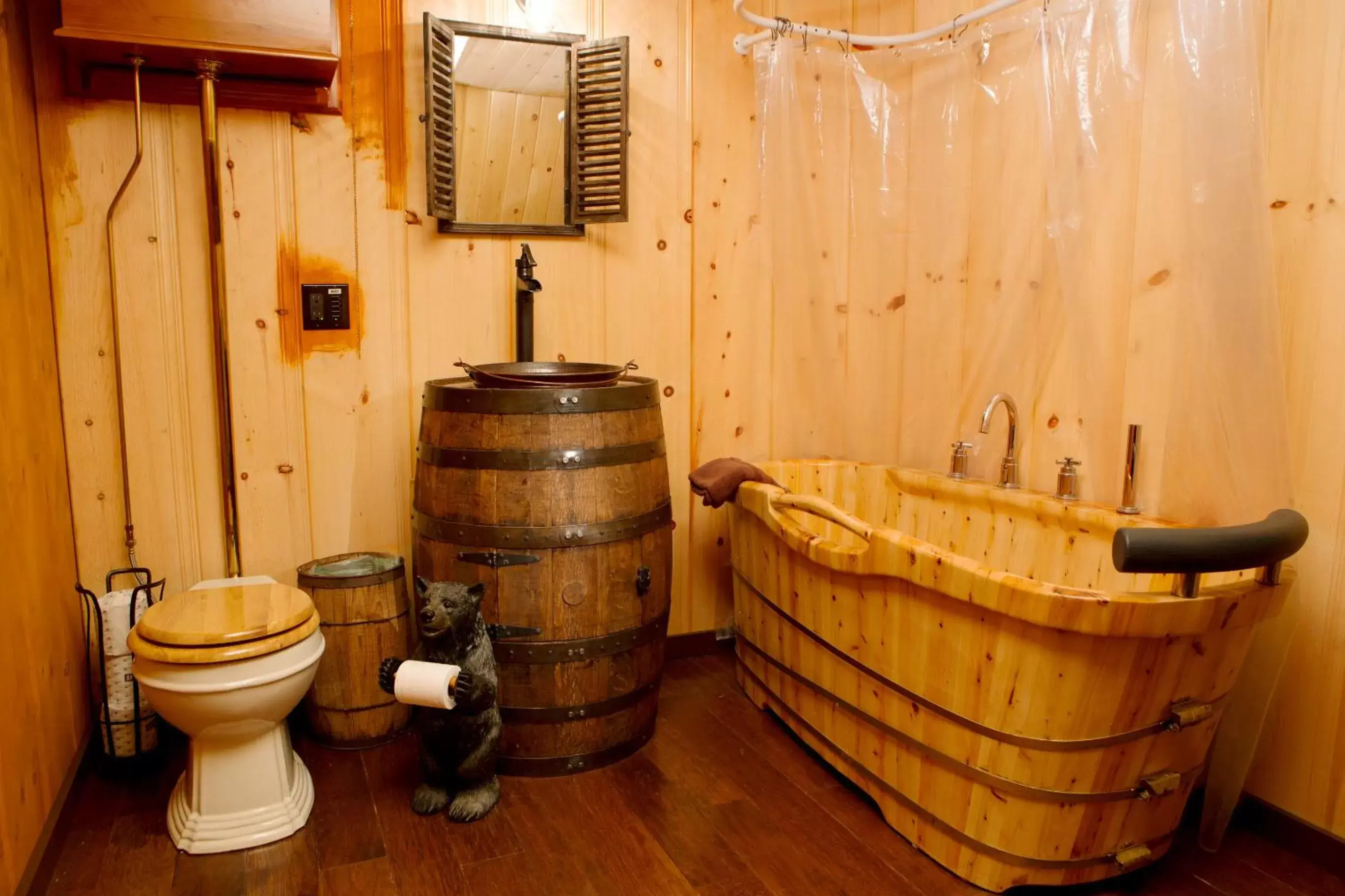 Bathroom in Hicksville Pines Chalets & Motel