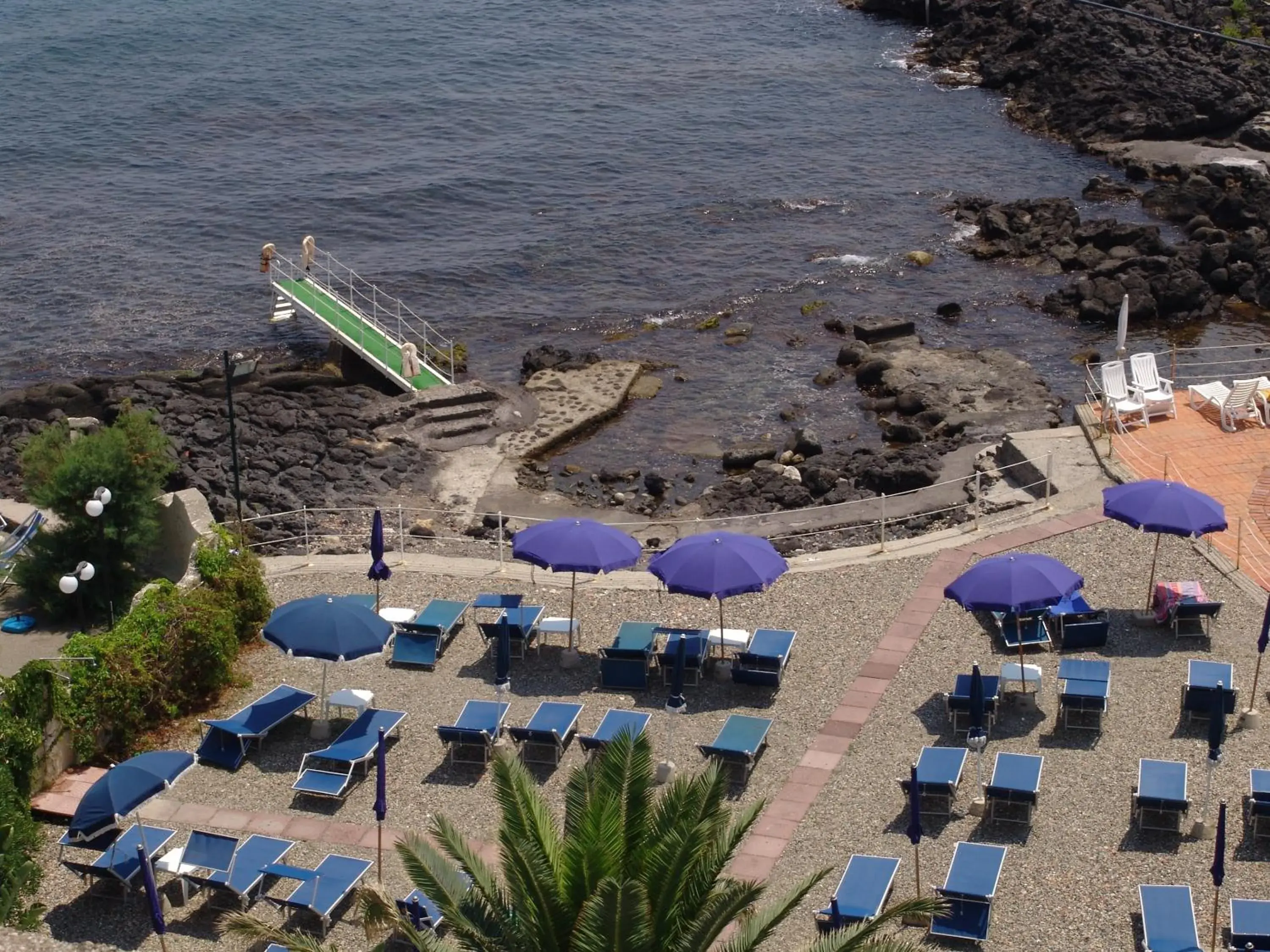 Beach, Bird's-eye View in Kalos Hotel