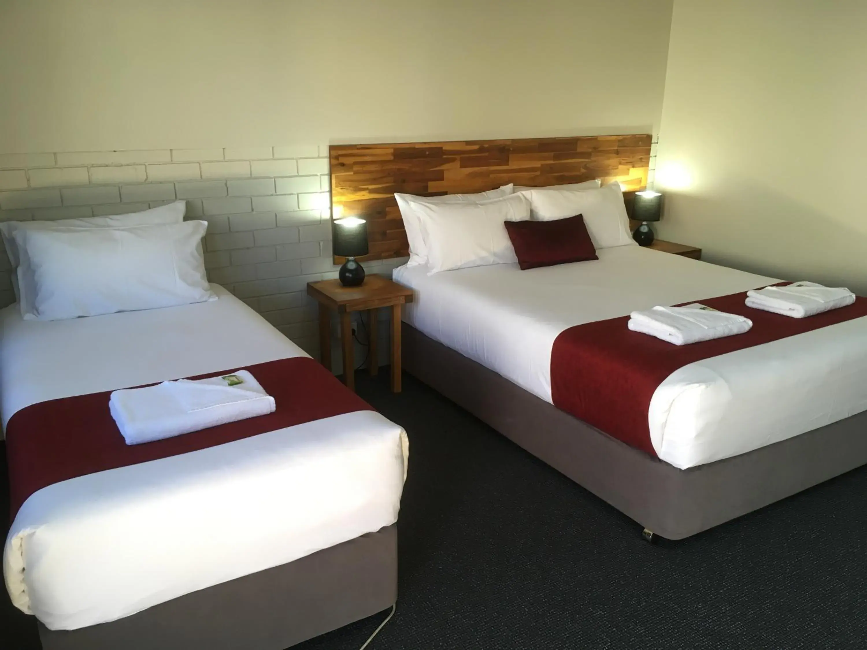 Bed in Atlas Motel