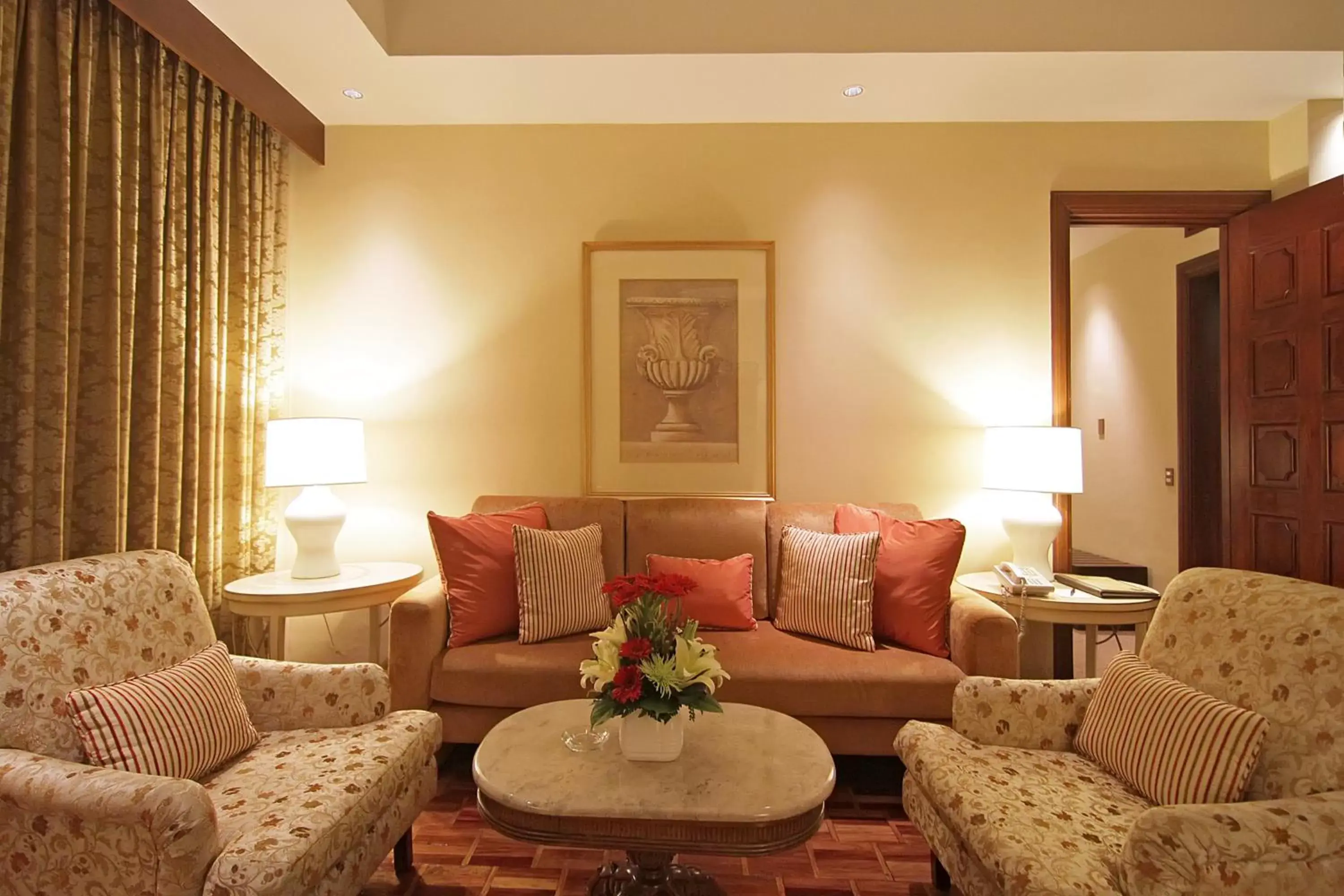 Living room, Seating Area in The Manila Hotel