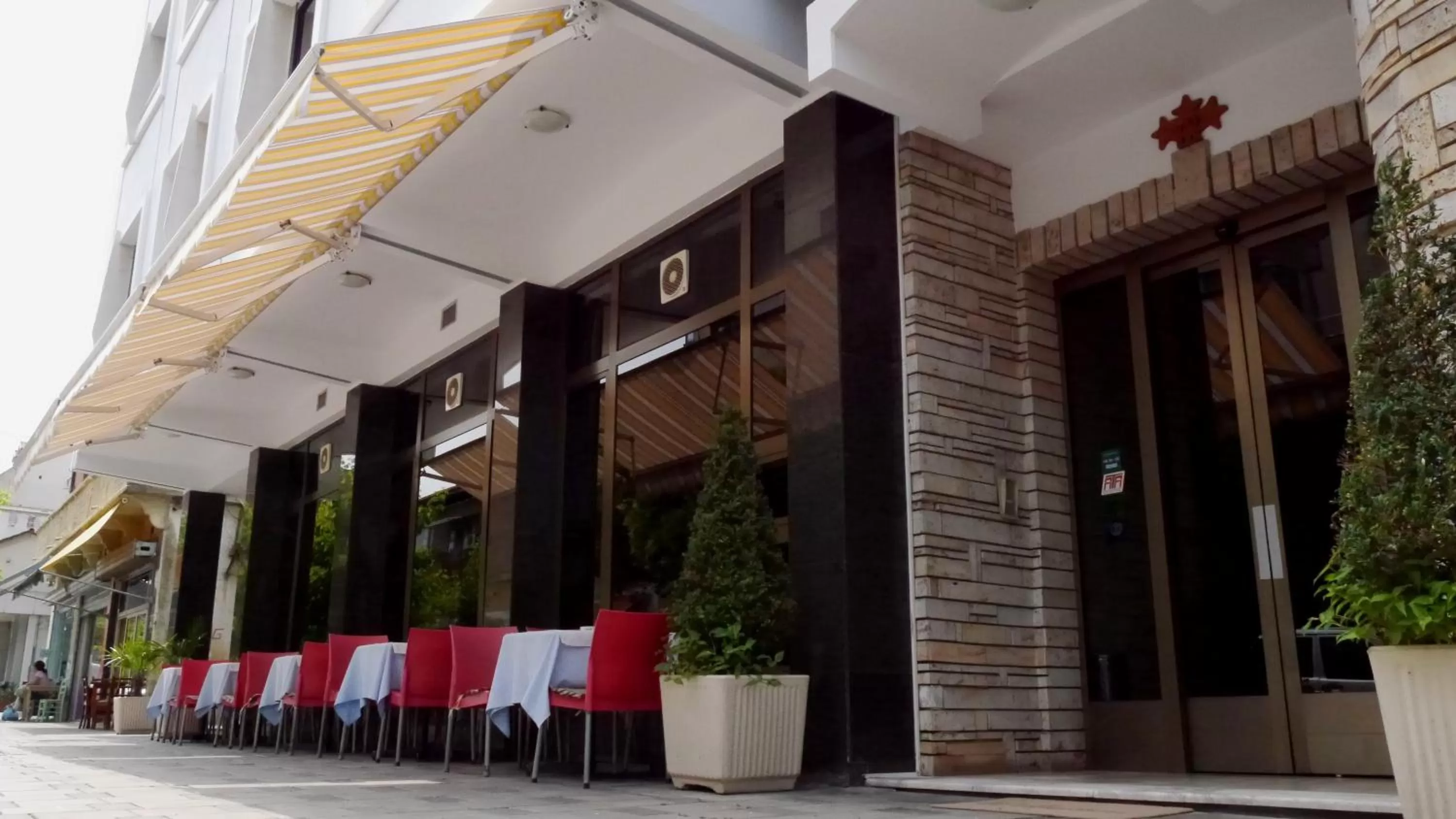 Facade/entrance in Kruja Hotel