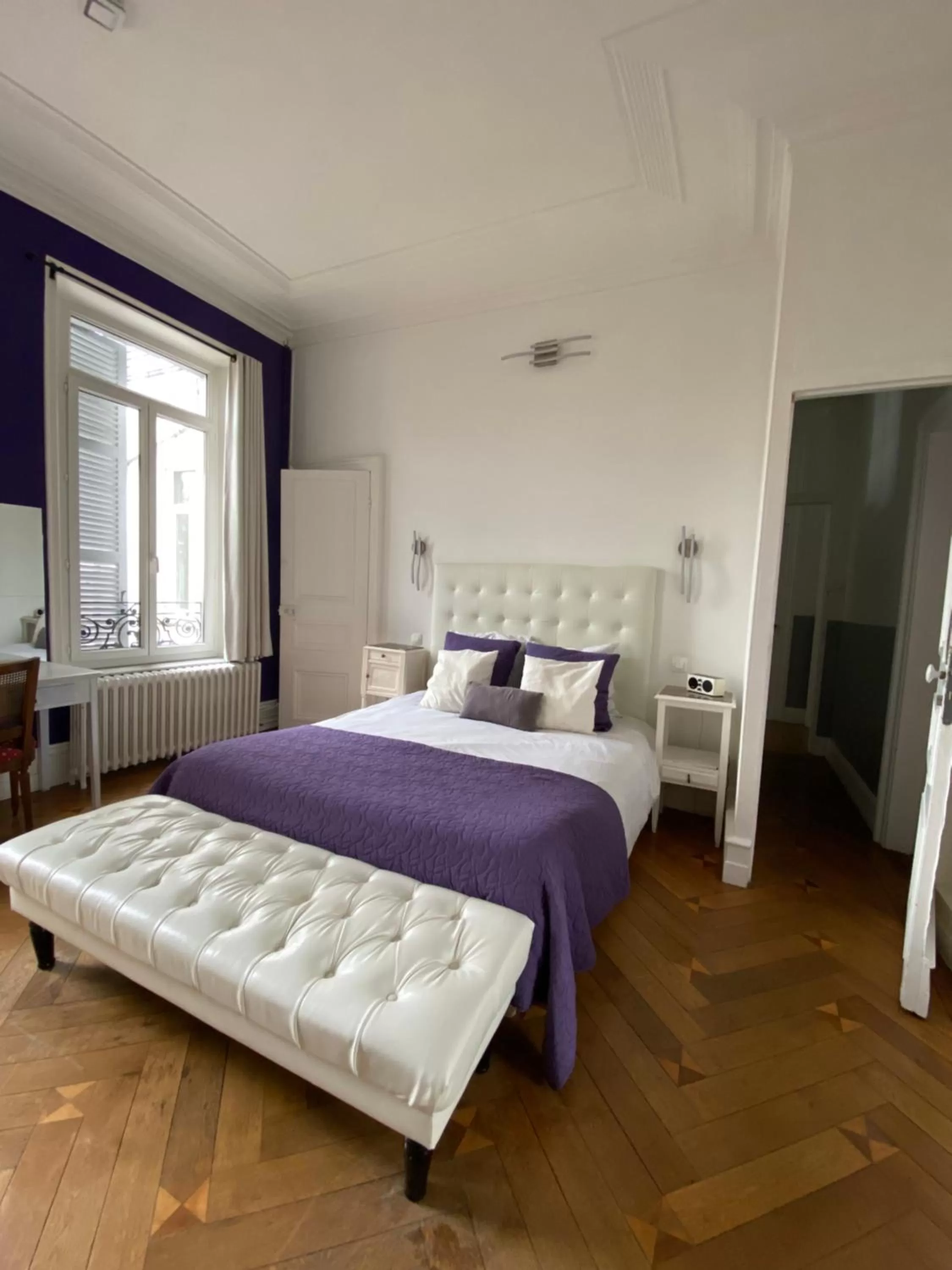 Bed in Chambres d'Hôtes Au coin du spa