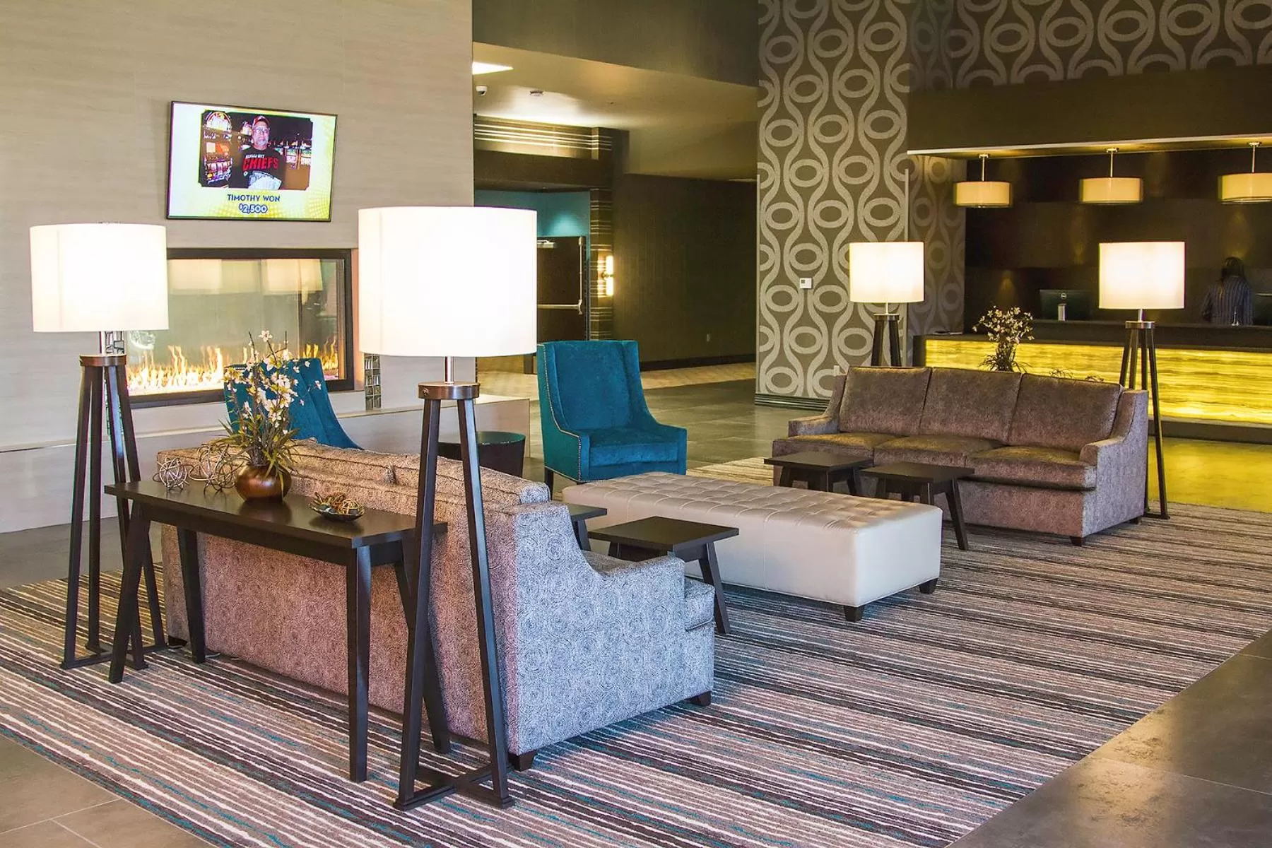 Lobby or reception in River Bend Casino & Hotel
