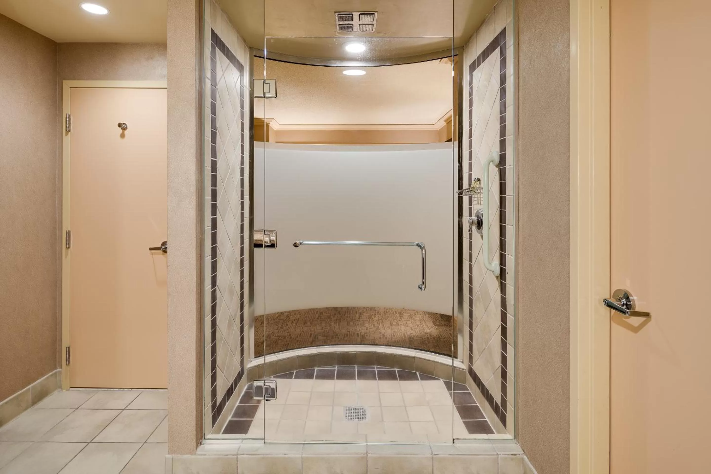 Shower in Showboat Hotel Atlantic City