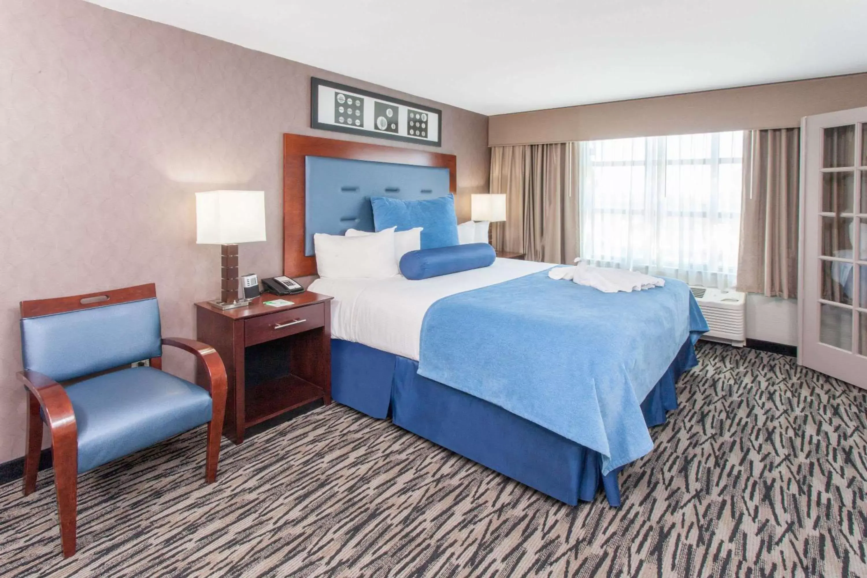 Queen Room with Roll-In Shower - Accessible in Wyndham Garden Elk Grove Village - O'Hare Queen Room with Roll-In Shower - Accessible in Wyndham Garden Elk Grove Village - O'Hare