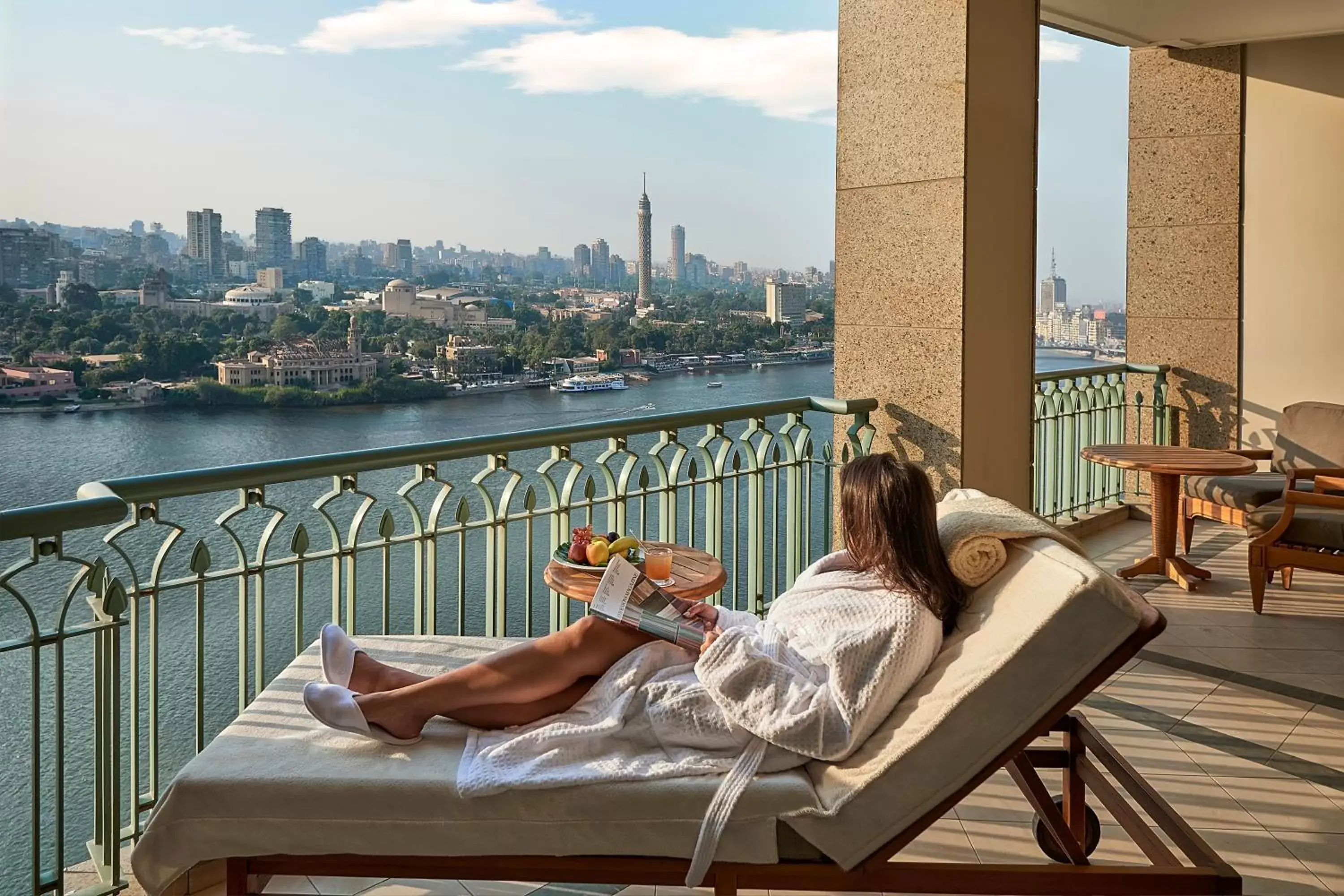 Balcony/Terrace in Four Seasons Hotel Cairo at Nile Plaza