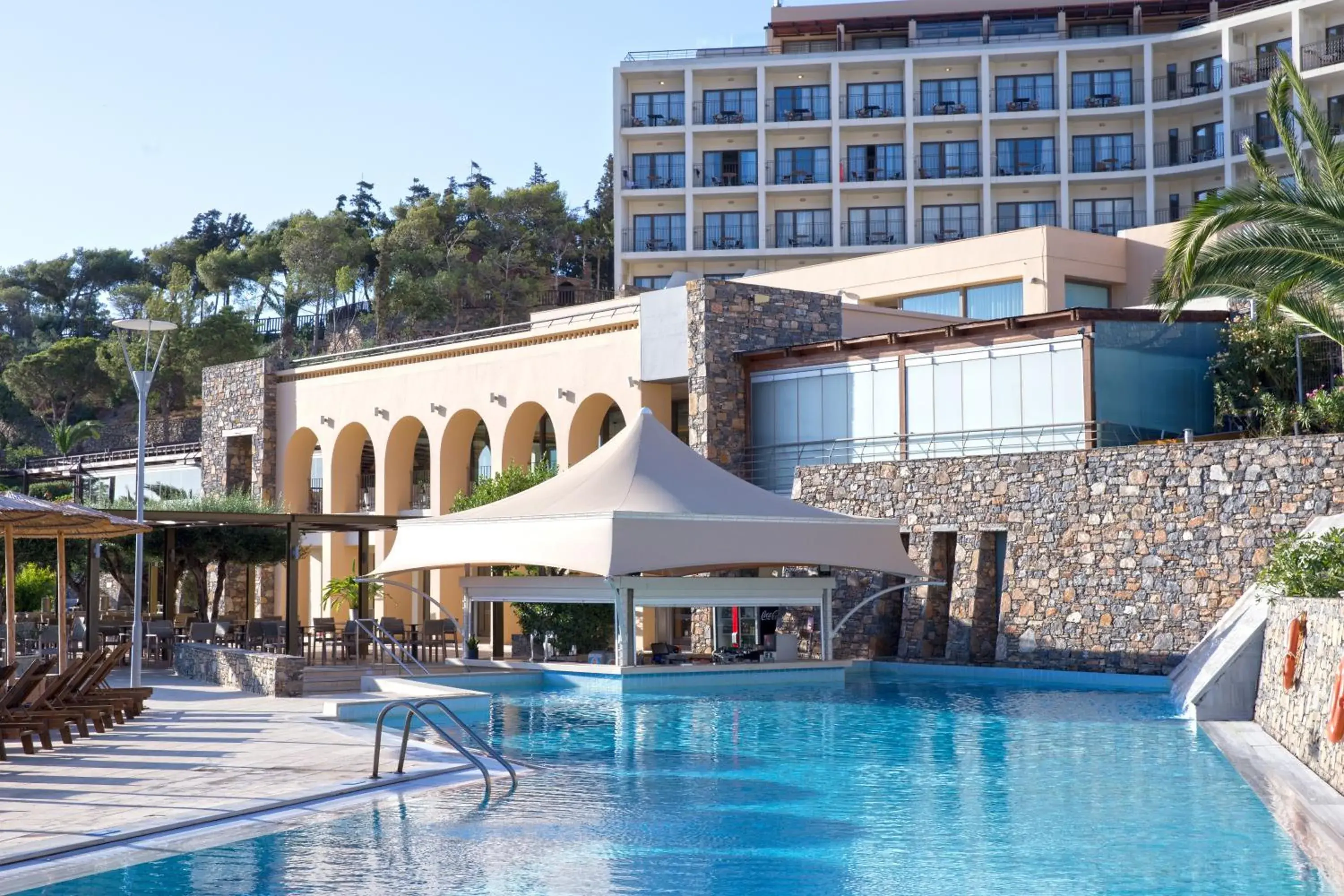 Swimming Pool in Wyndham Grand Crete Mirabello Bay