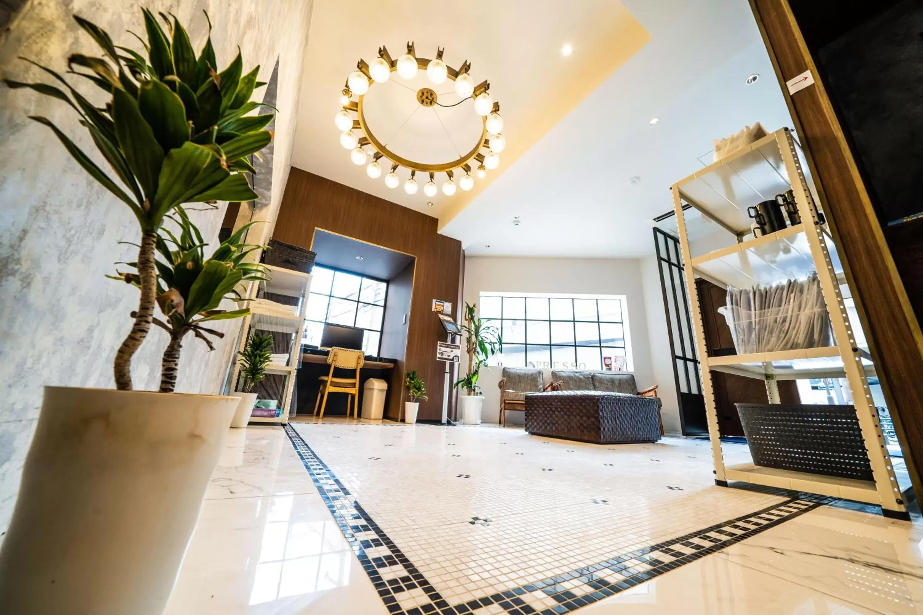 Lobby or reception in Hotel S-Presso Namba Lobby or reception in Hotel S-Presso Namba