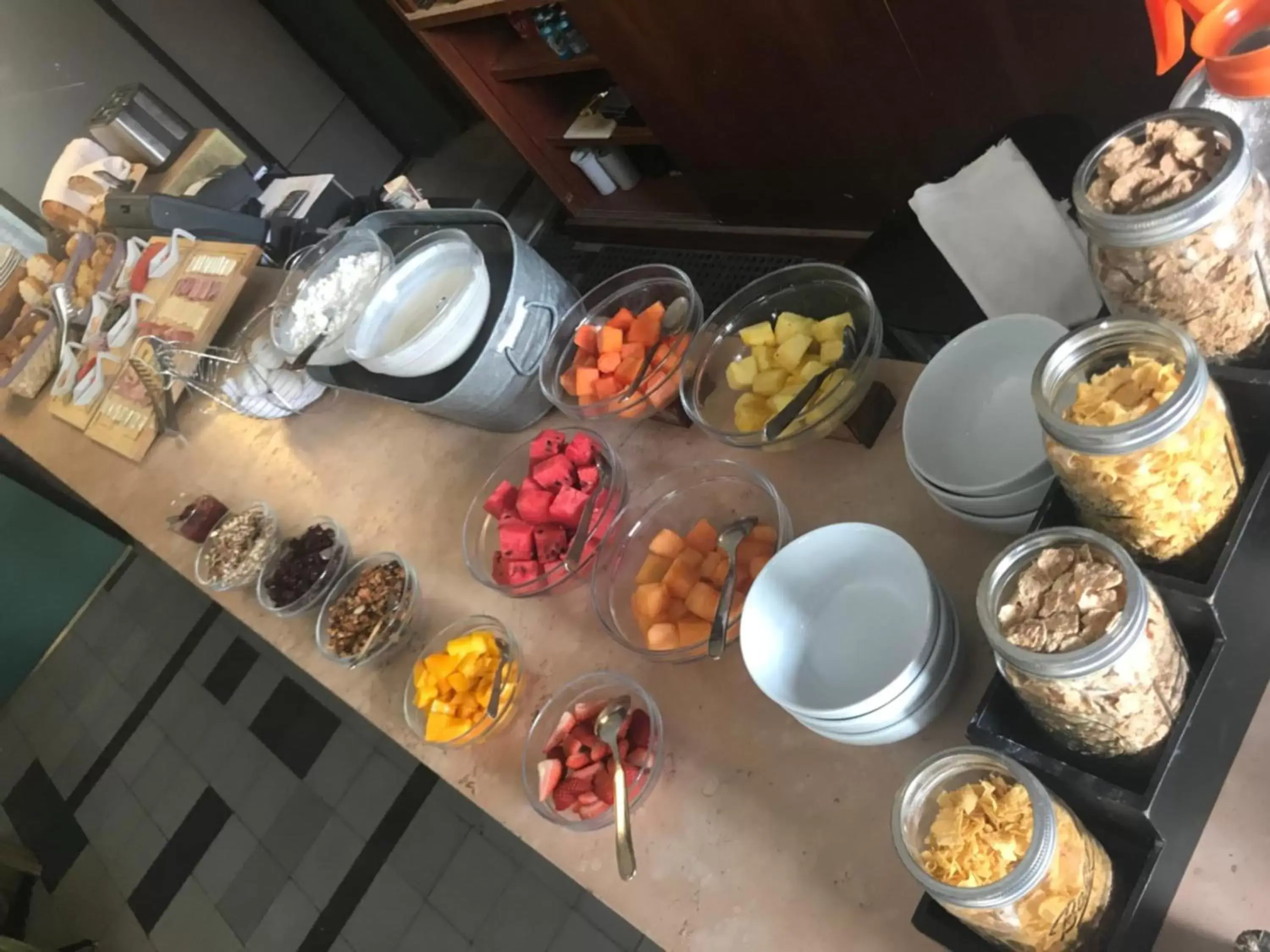 Continental breakfast in Casa Habita, a Member of Design Hotels