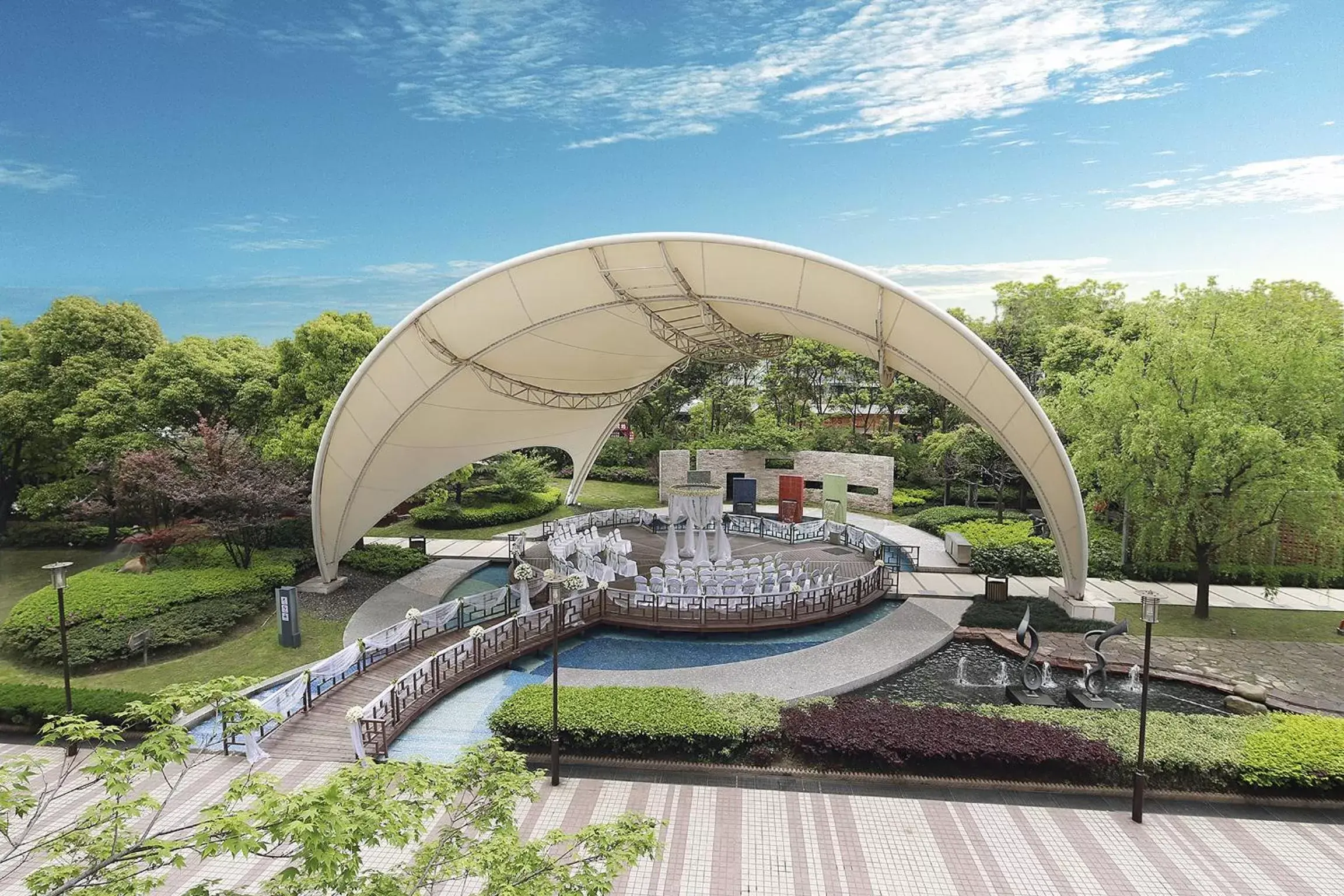 Bird's eye view in The Eton Hotel Shanghai Bird's eye view in The Eton Hotel Shanghai