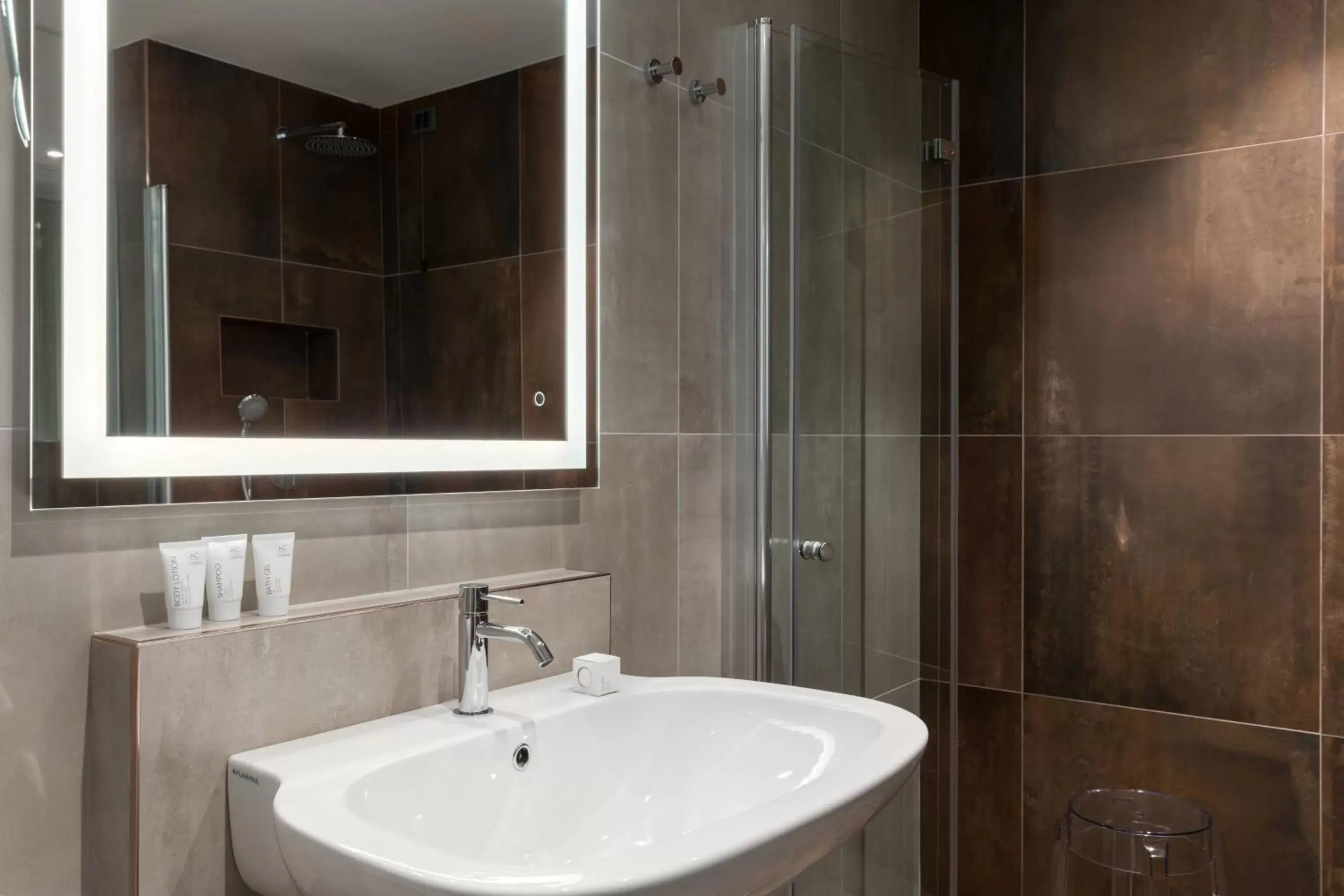 Bathroom in AC Hotel Venezia by Marriott