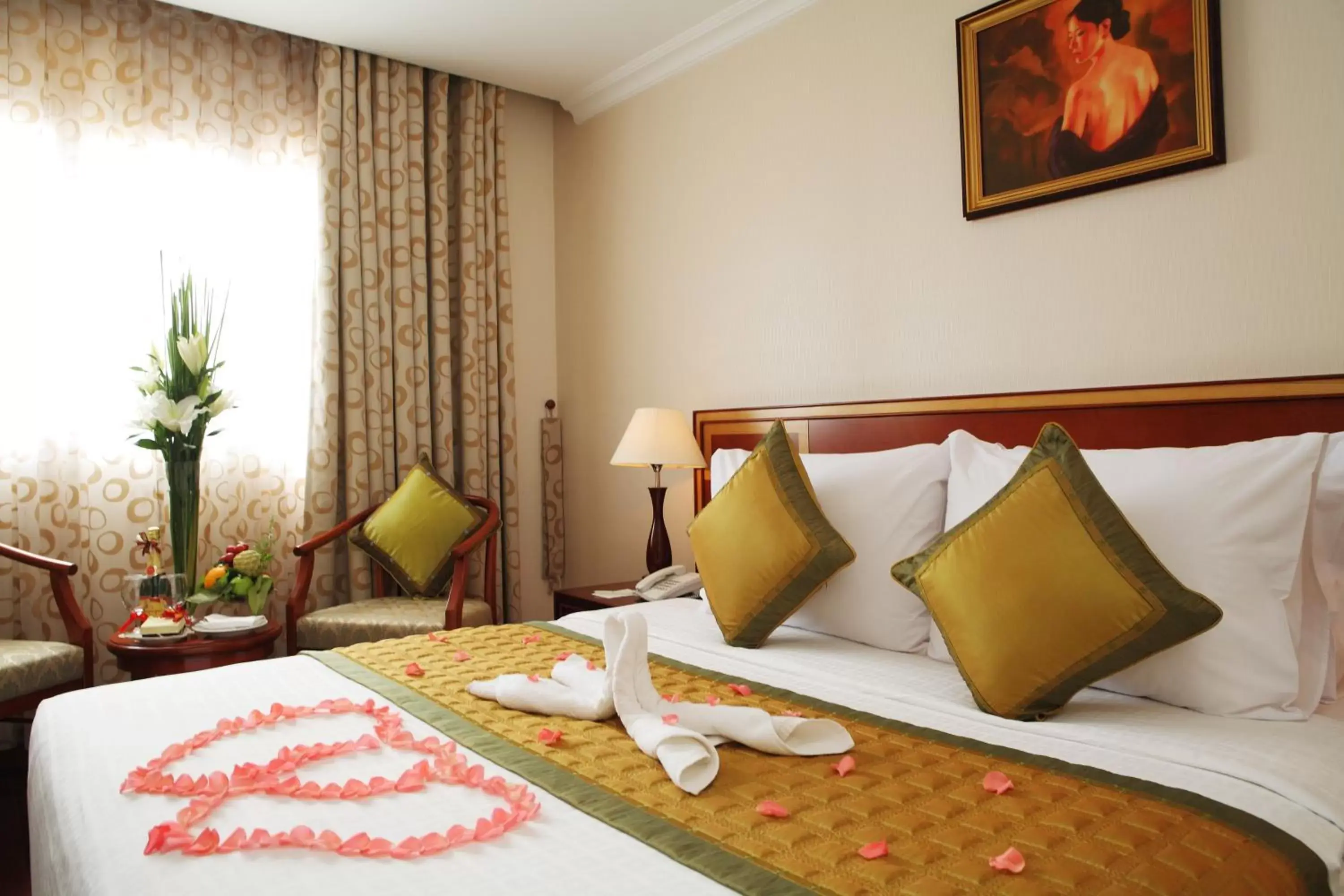 Decorative detail, Bed in First Hotel