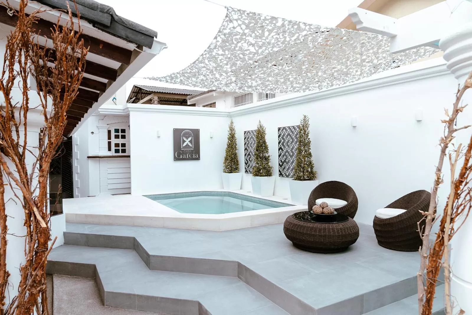 Swimming pool in Casa García