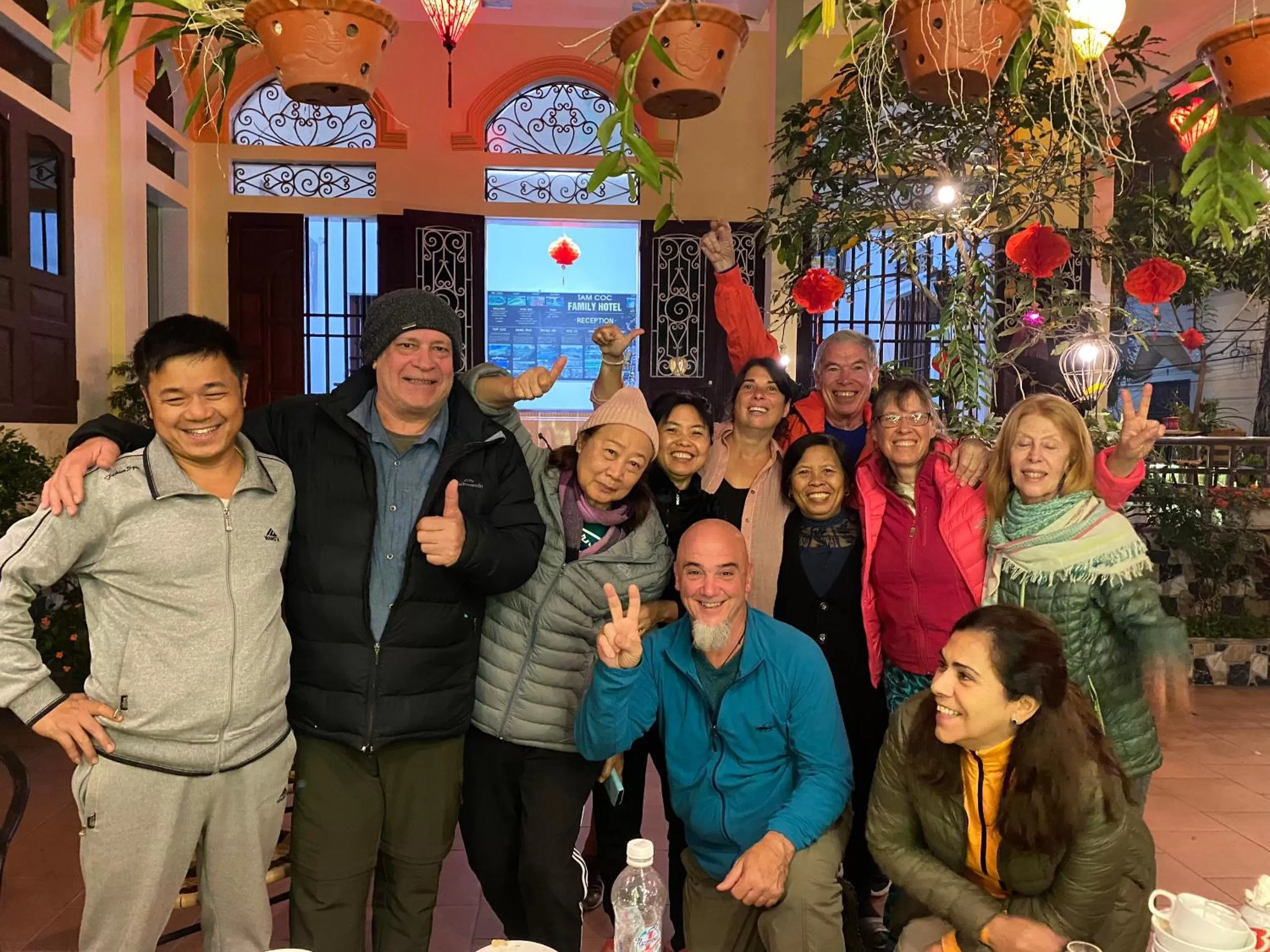 People in Tam Coc Family Hotel