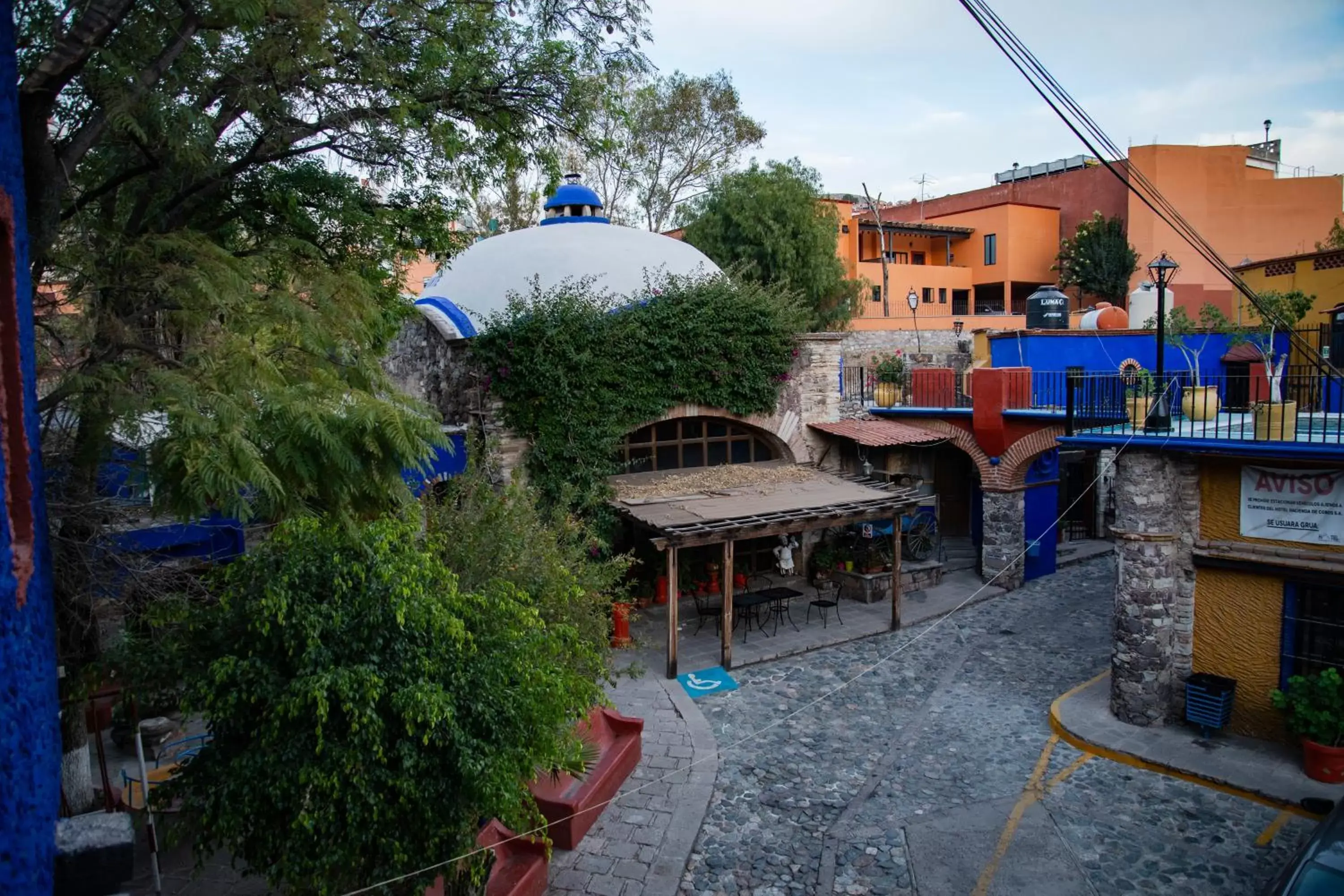 Property building in Hotel Hacienda de Cobos