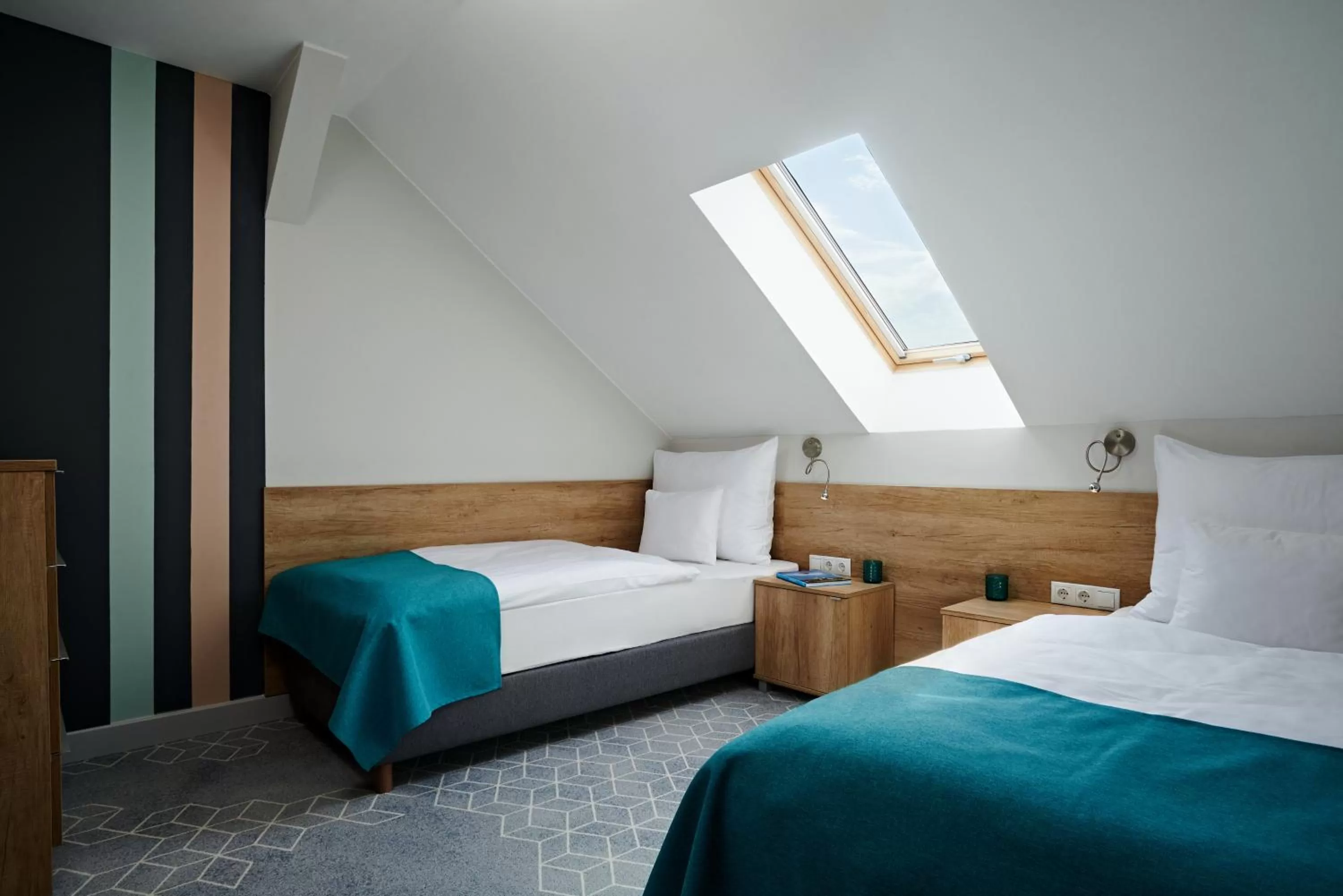 Bed in Hotel Adalbert Szent Tamás ház