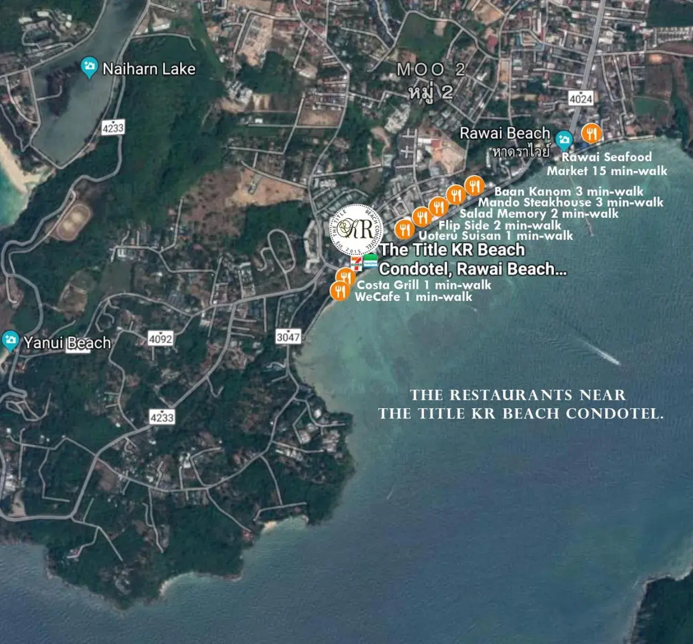 Restaurant/places to eat in The Title KR Beach Condotel Rawai Beach Restaurant/places to eat in The Title KR Beach Condotel Rawai Beach