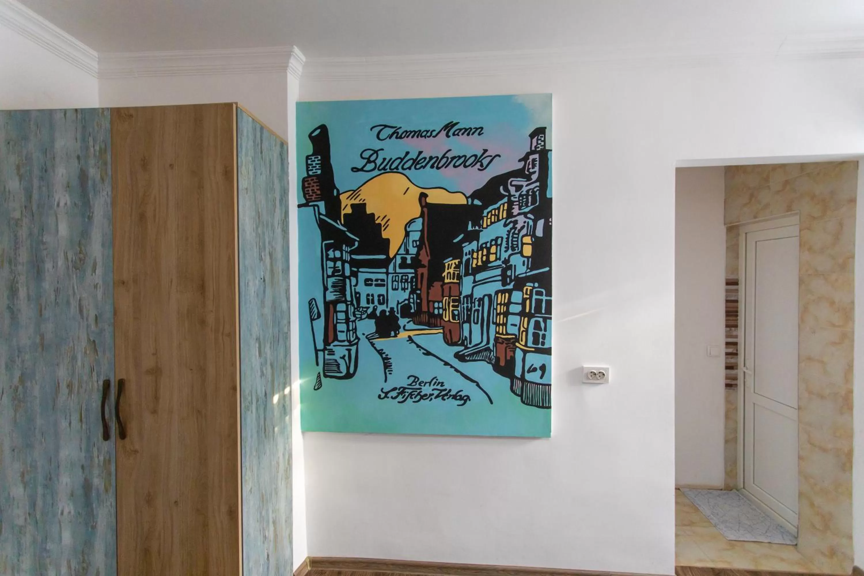 Decorative detail in Book Hotel